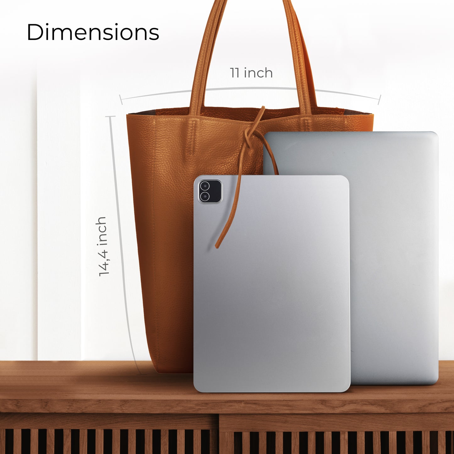 Calf Leather Tote Bag 201718