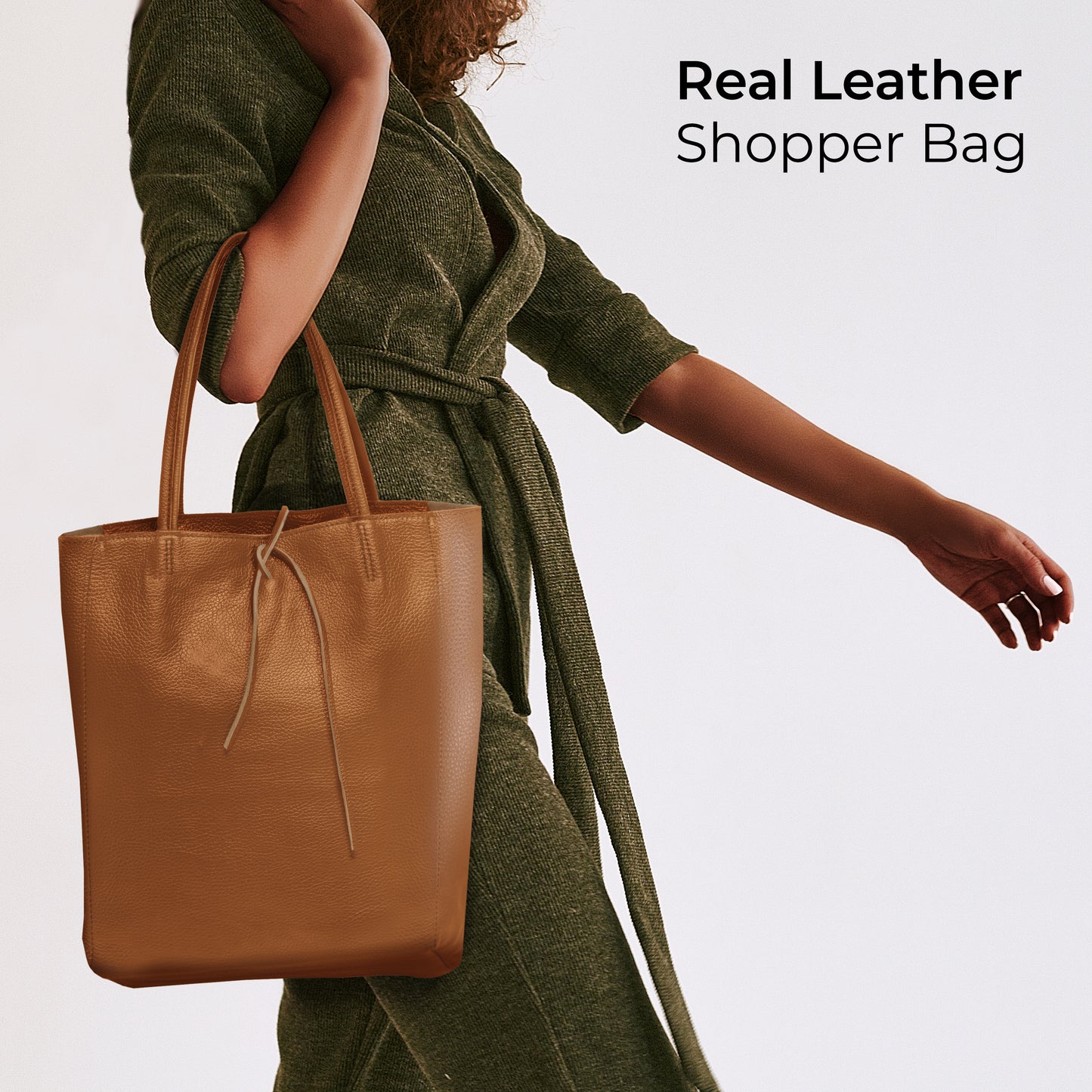 Calf Leather Tote Bag 201718