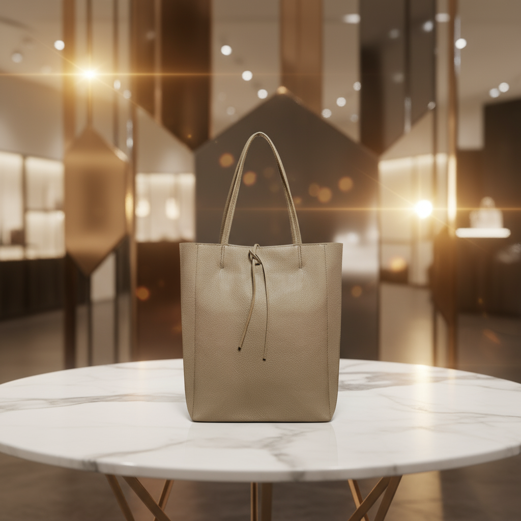 Calf Leather Tote Bag 201718