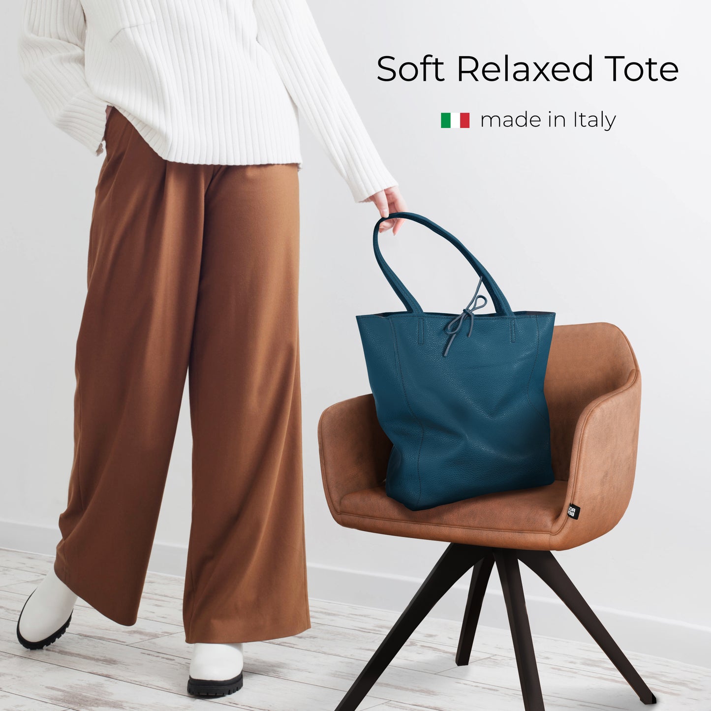 Calf Leather Tote Bag 201718