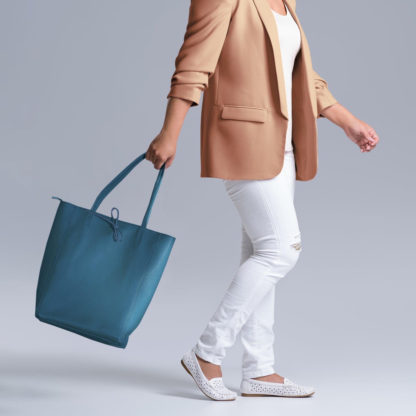 Calf Leather Tote Bag 201718