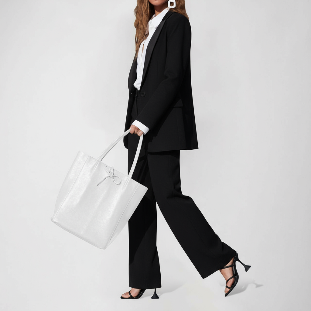 Calf Leather Tote Bag 201718