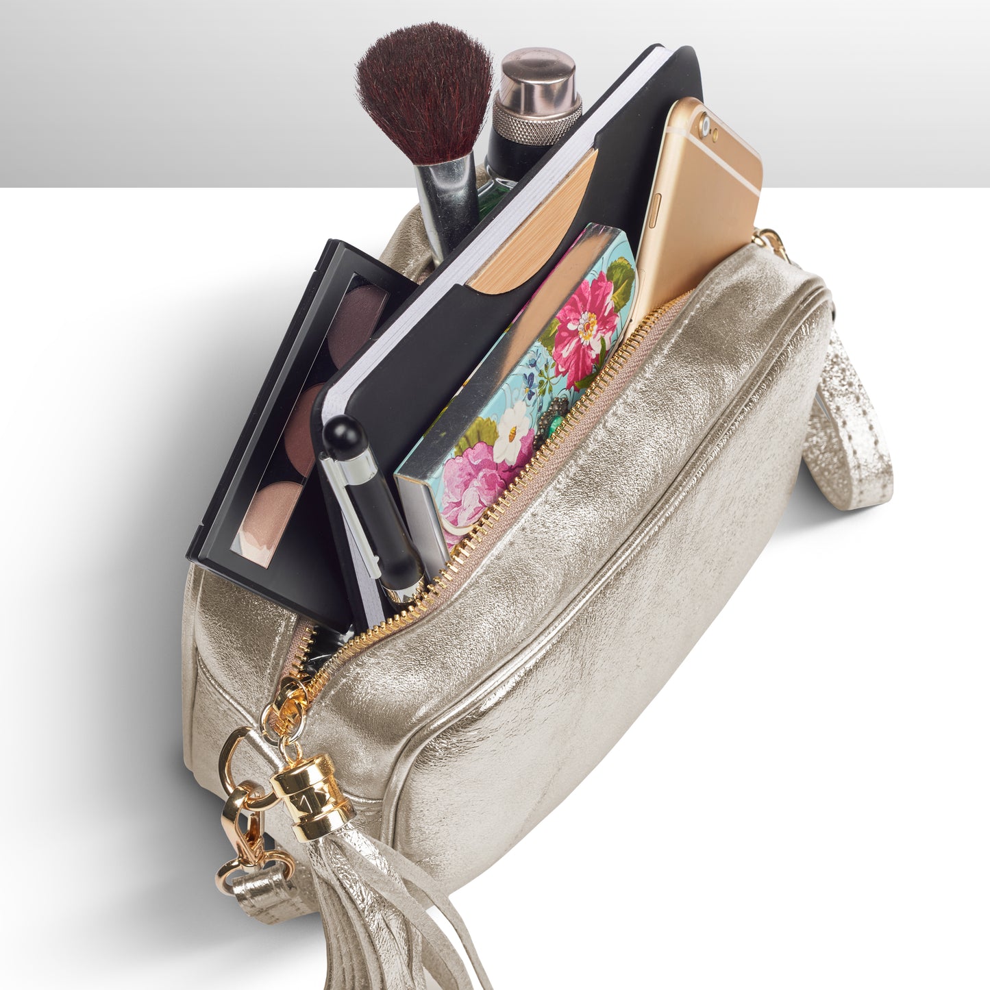TAKEASY Gleam Suede Crossbody Bag 231302