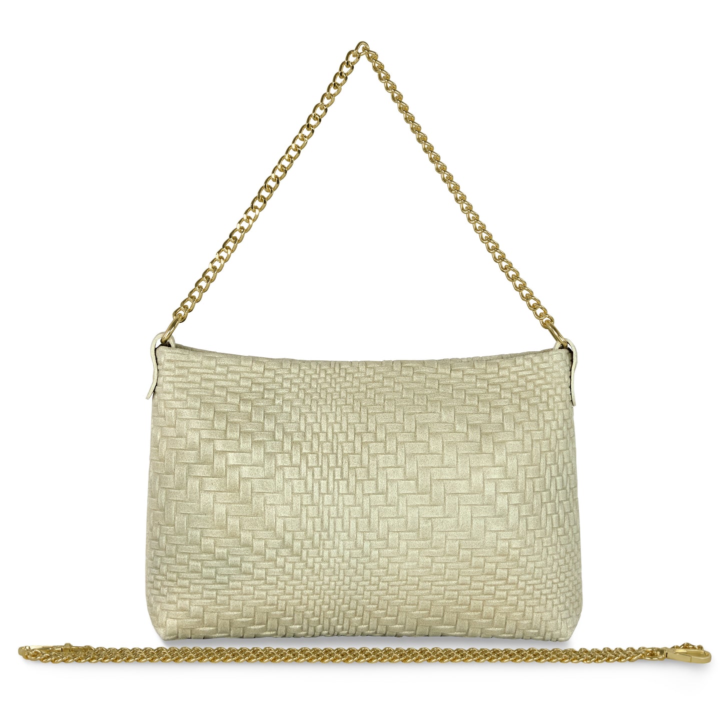 Grid Suede Leather Crossbody Bag 101315