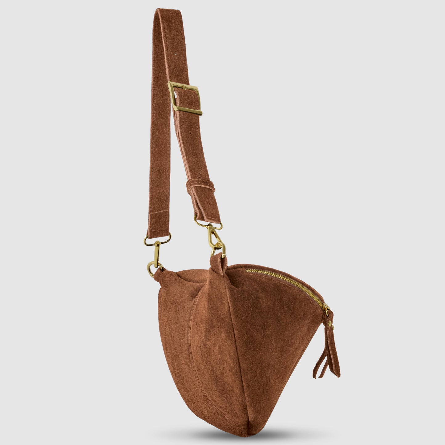 Suede Leather Crossbody Bag 211955