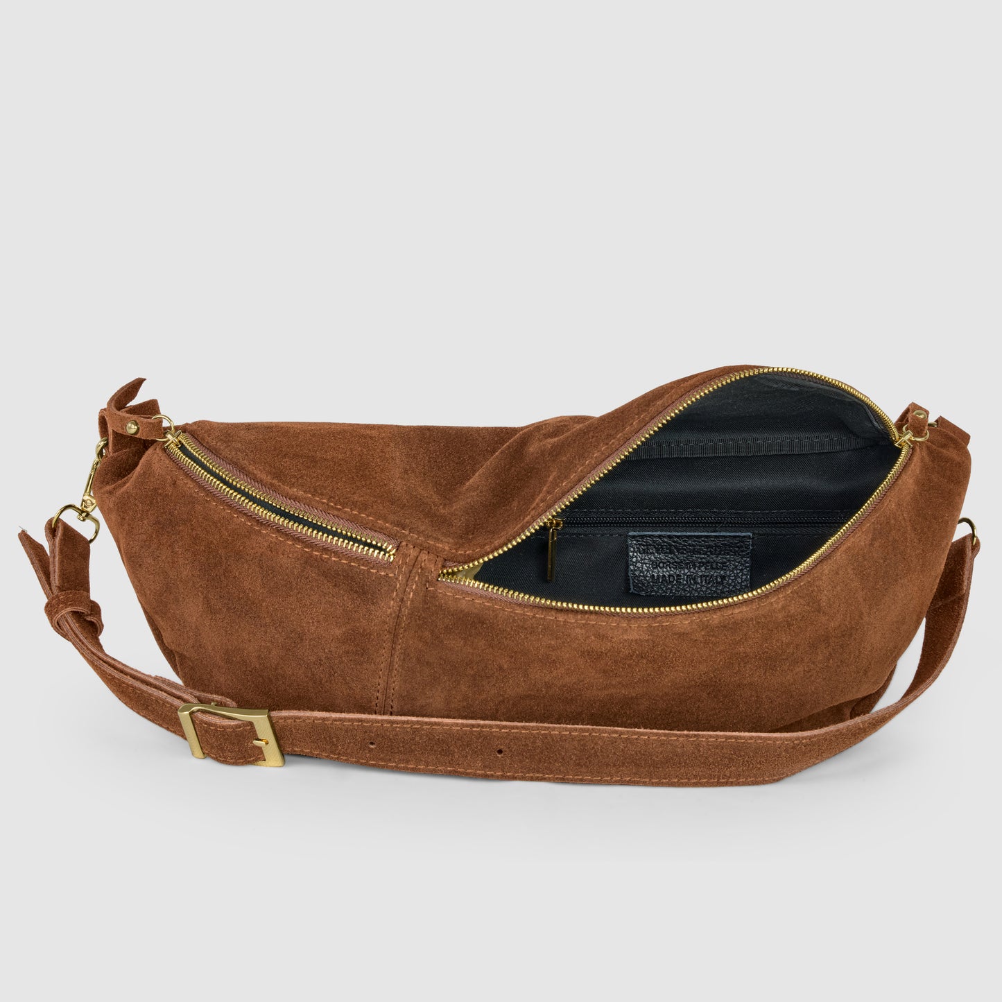 Suede Leather Crossbody Bag 211955
