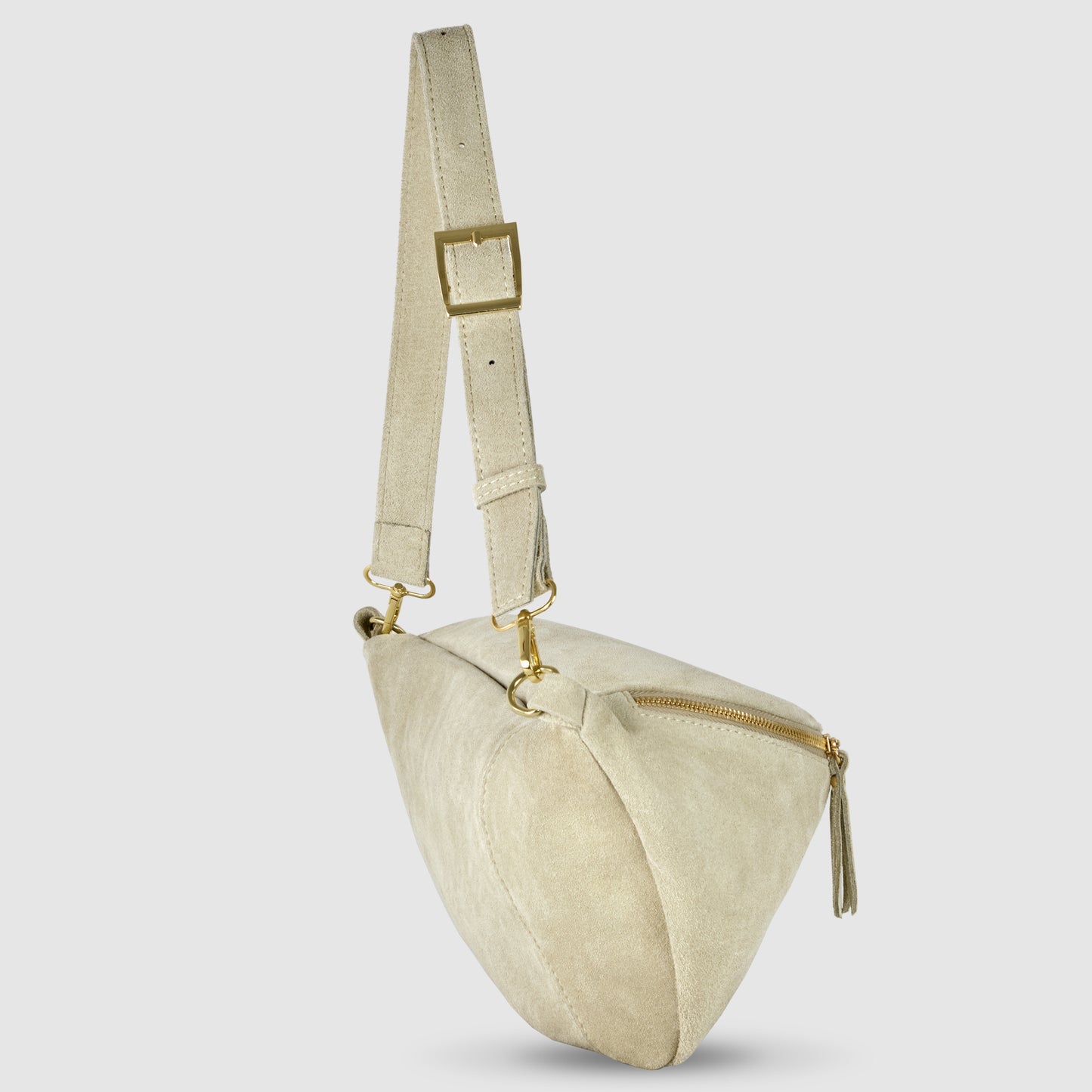 Suede Leather Crossbody Bag 211955