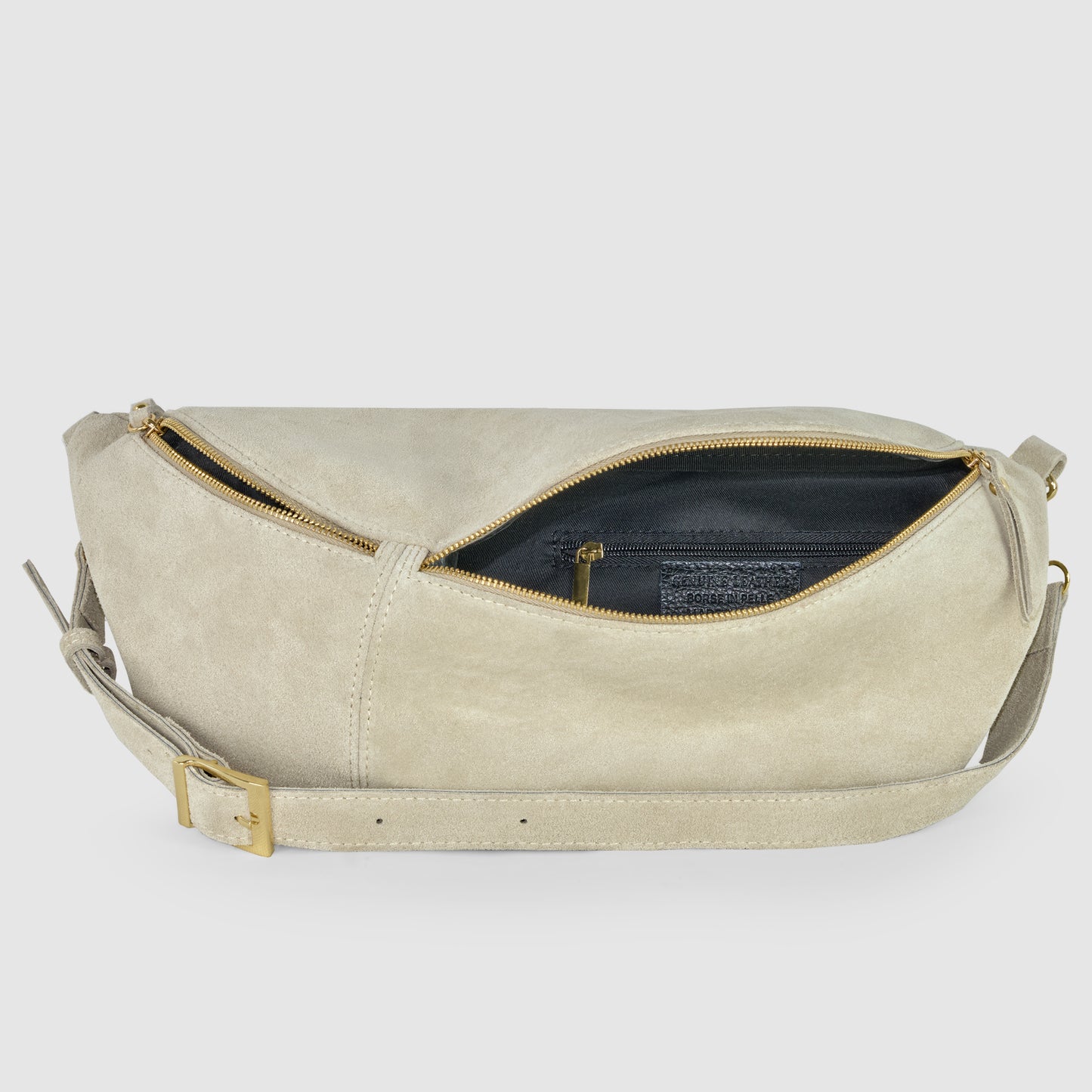 Suede Leather Crossbody Bag 211955