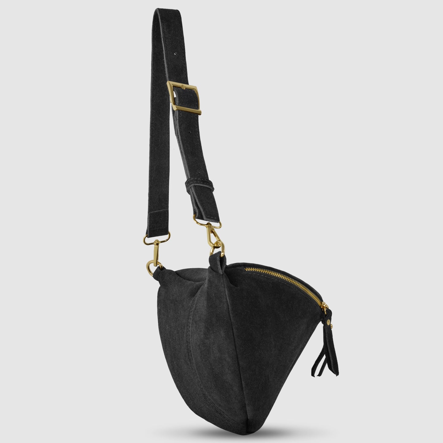 Suede Leather Crossbody Bag 211955