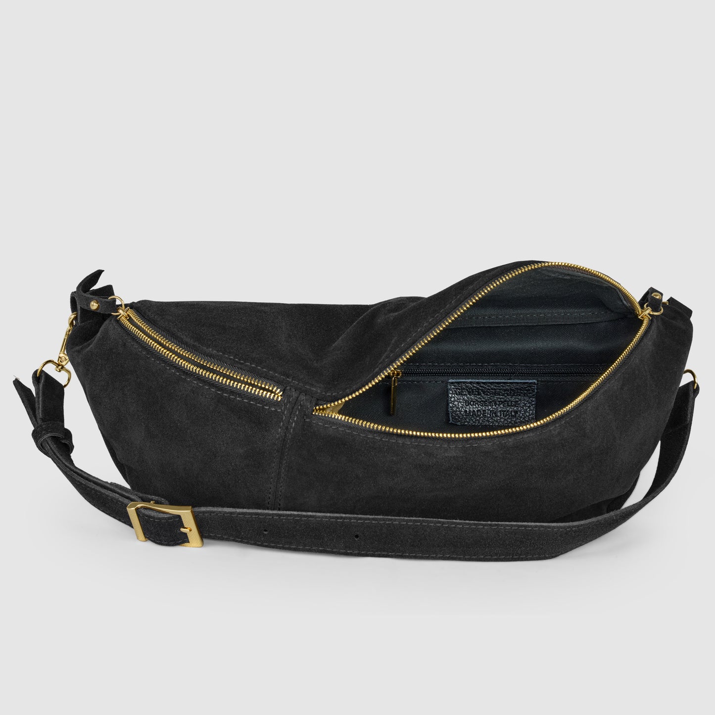 Suede Leather Crossbody Bag 211955