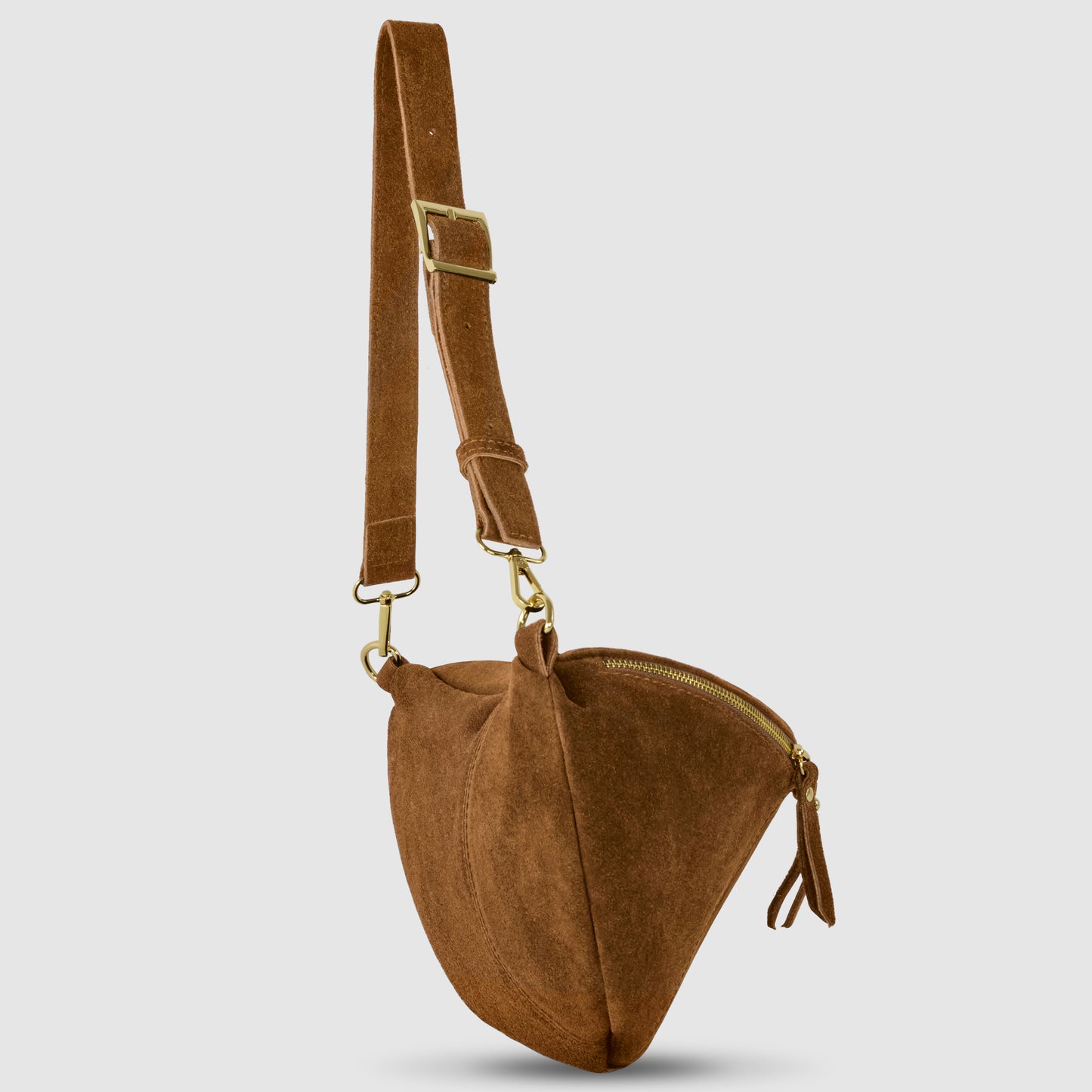 Suede Leather Crossbody Bag 211955