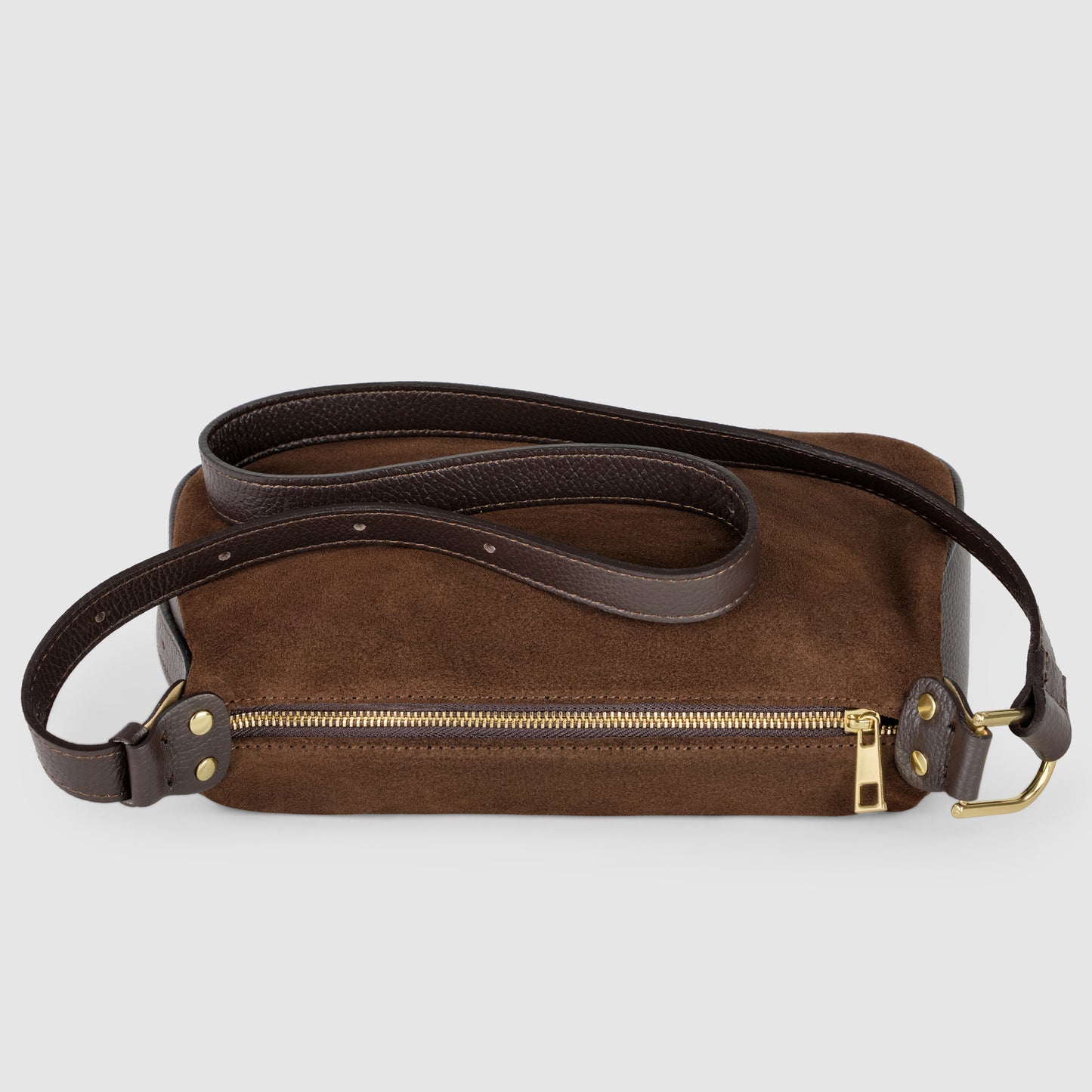 Suede Leather Crossbody Bag 242265