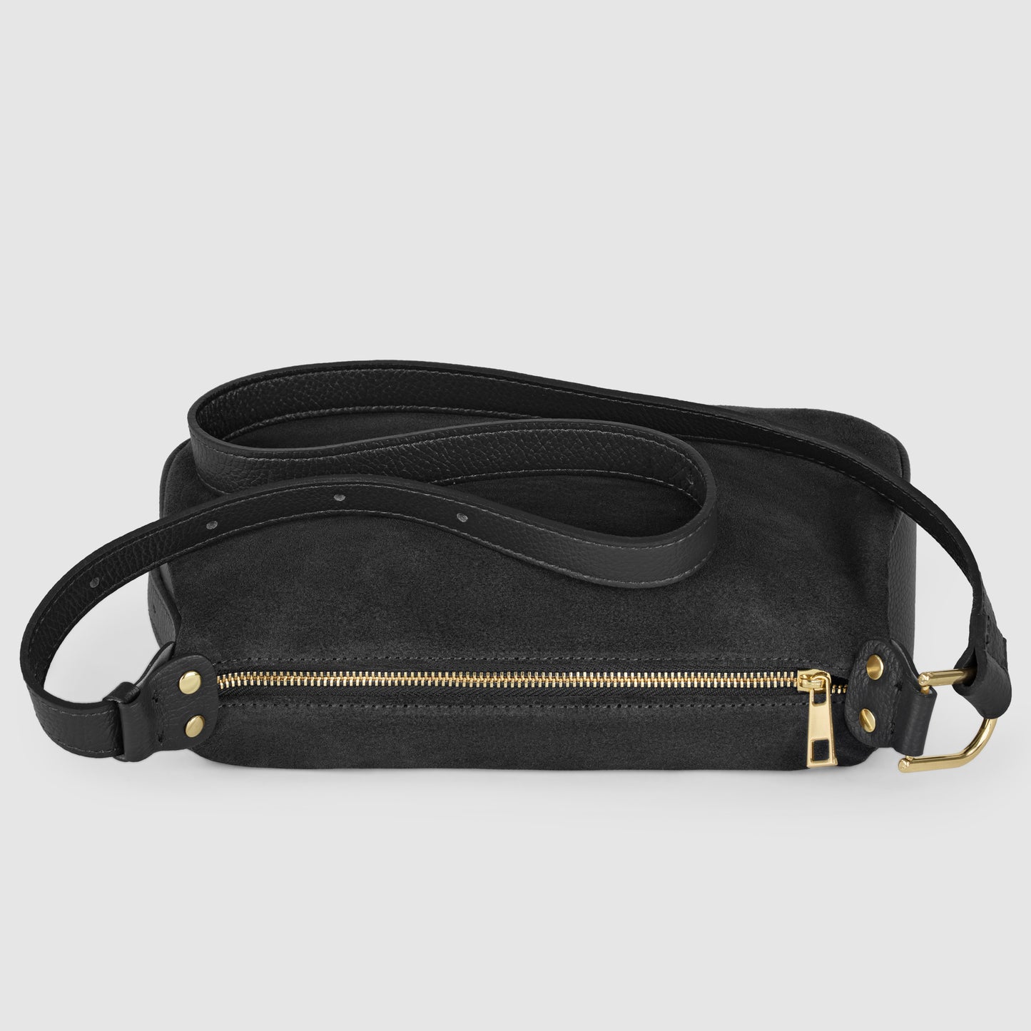 Suede Leather Crossbody Bag 242265