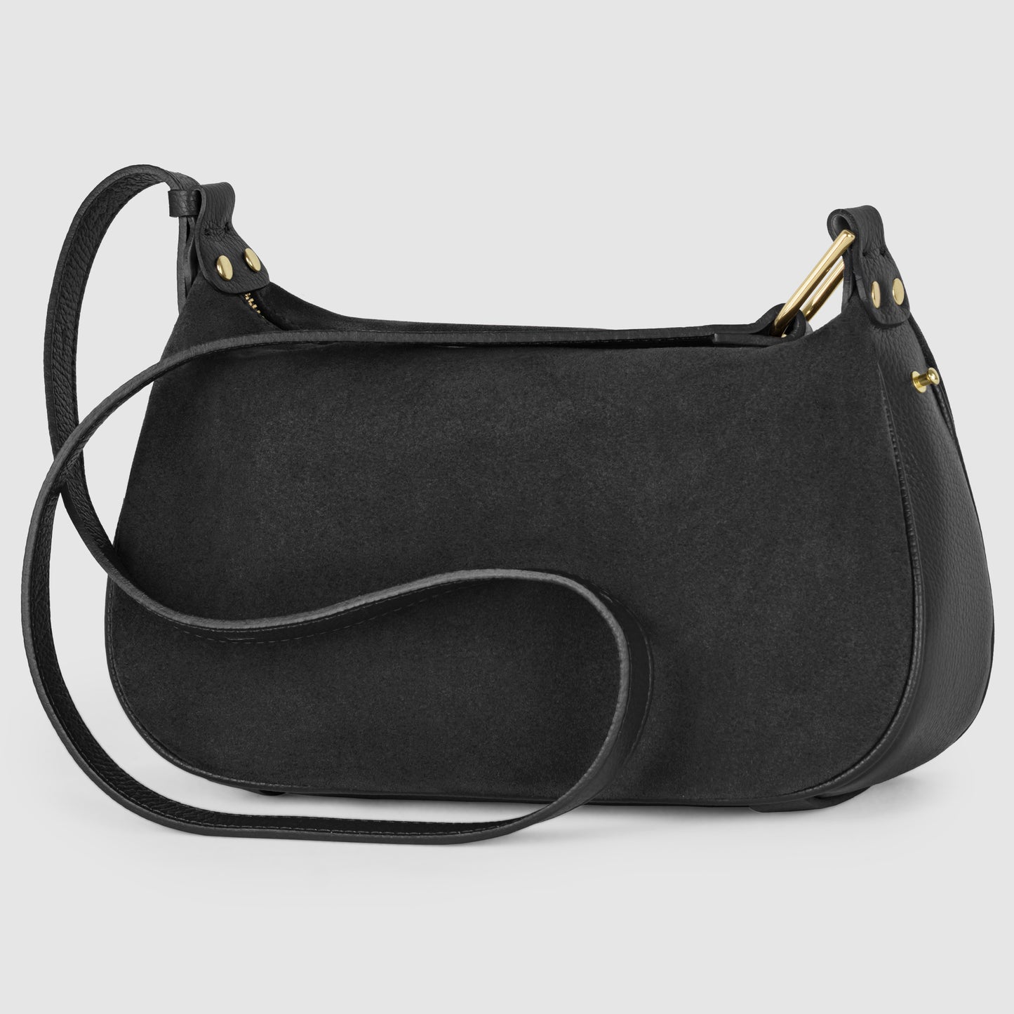 Suede Leather Crossbody Bag 242265