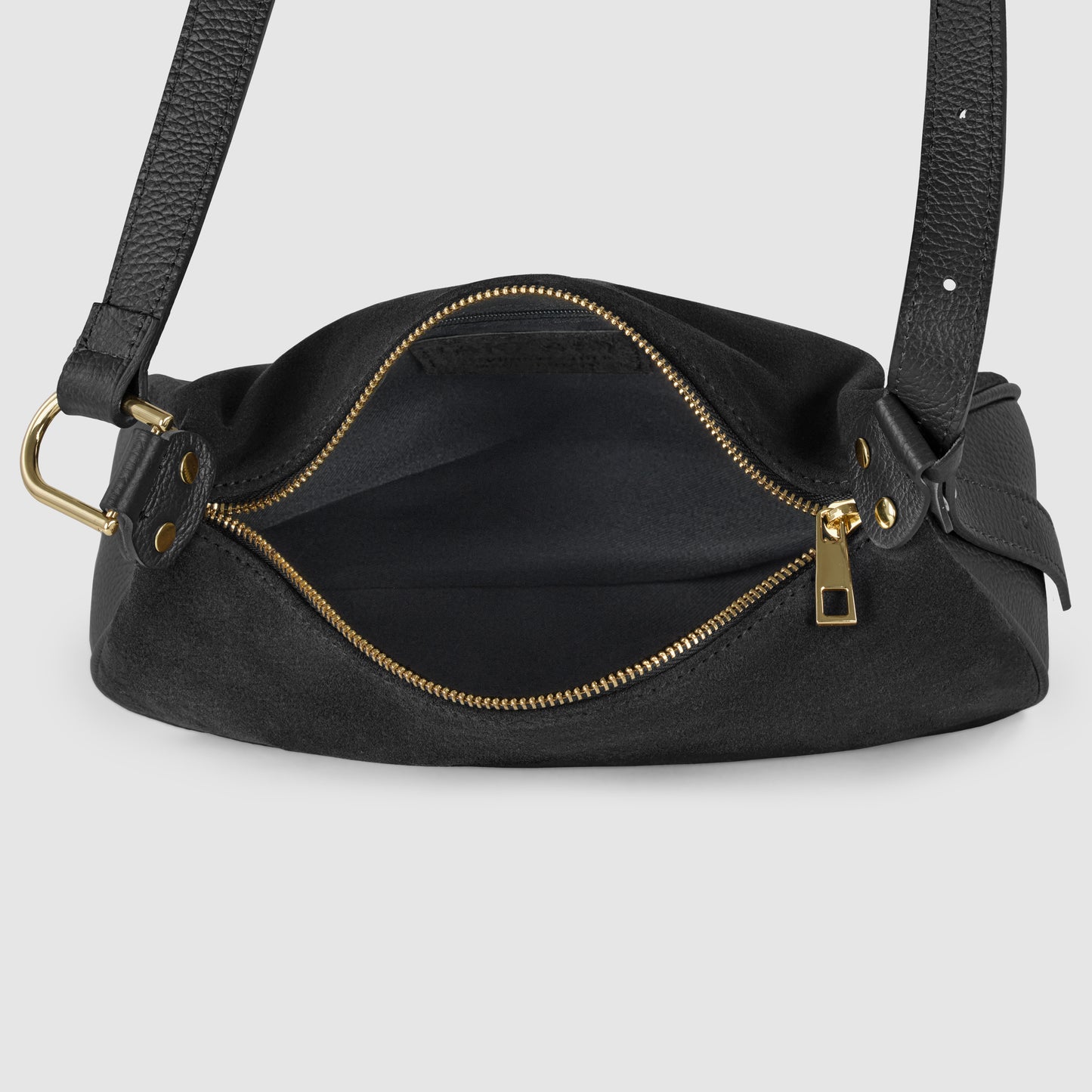 Suede Leather Crossbody Bag 242265