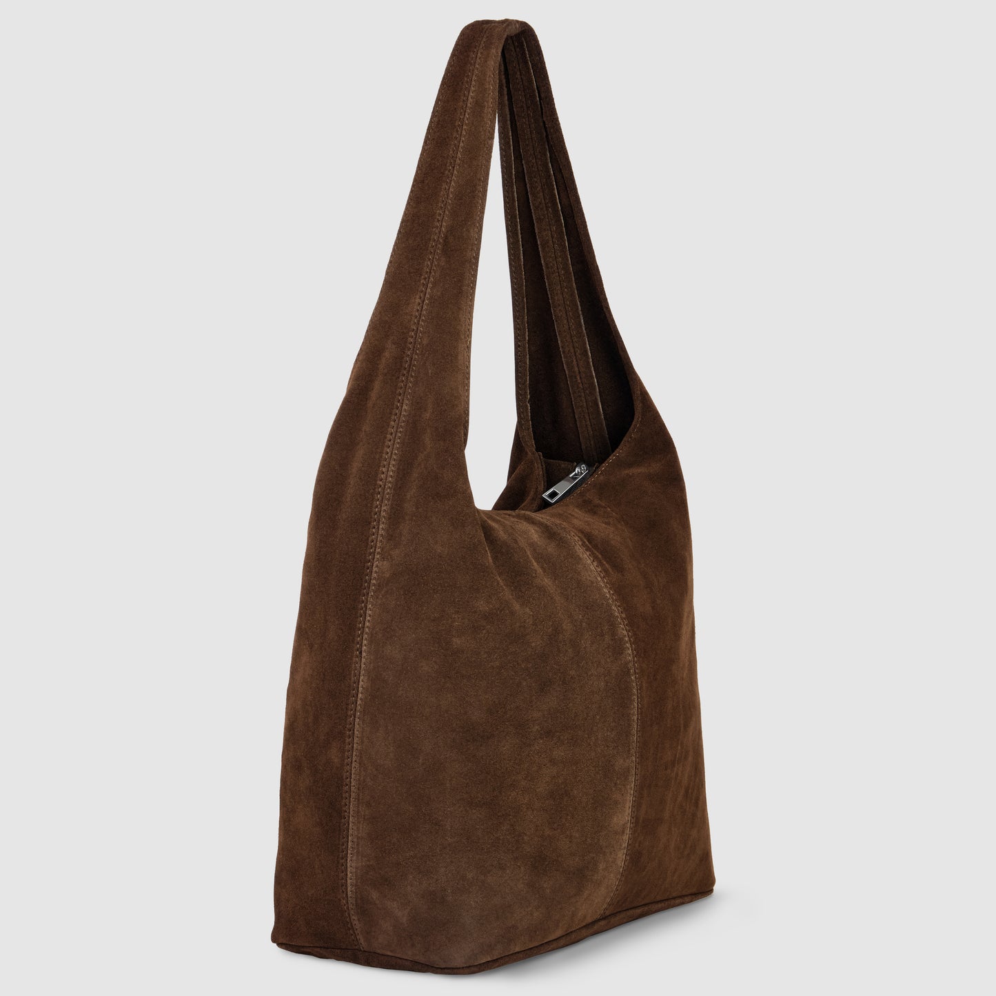 Suede Leather Hobo Bag 011943