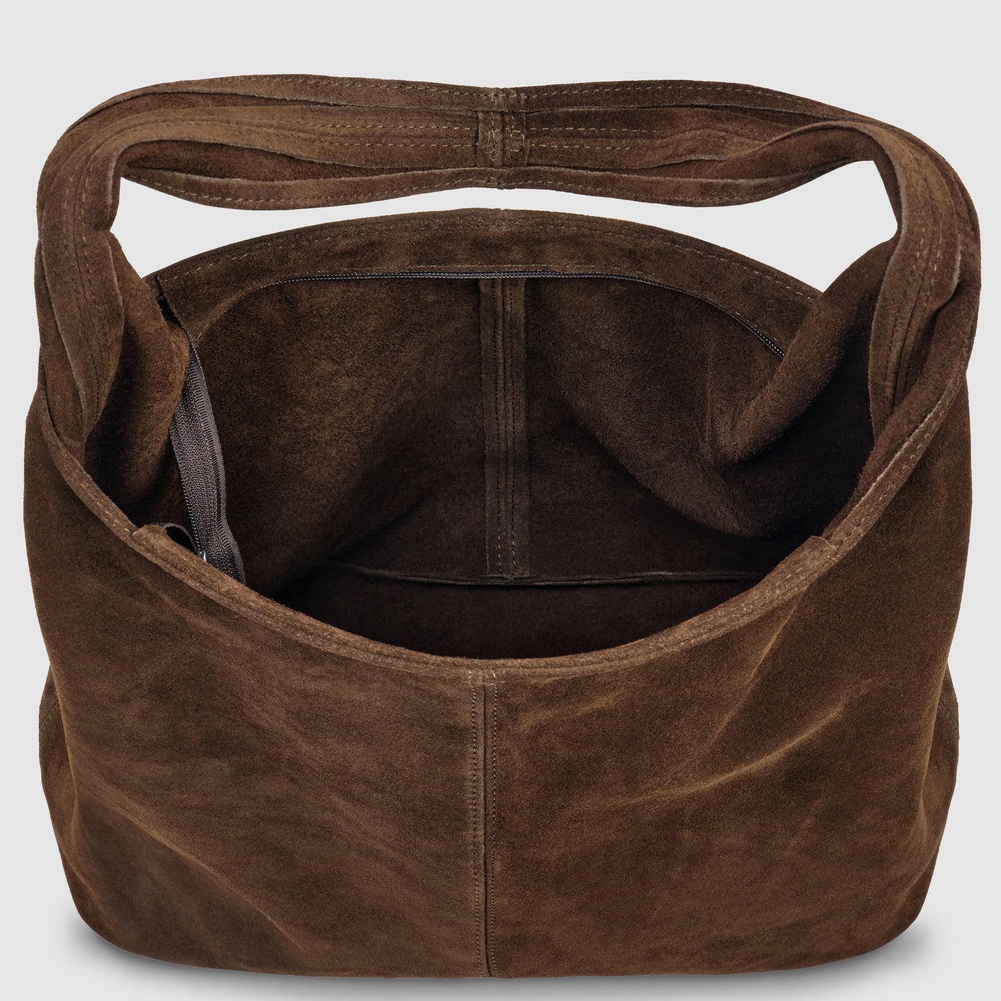 Suede Leather Hobo Bag 011943