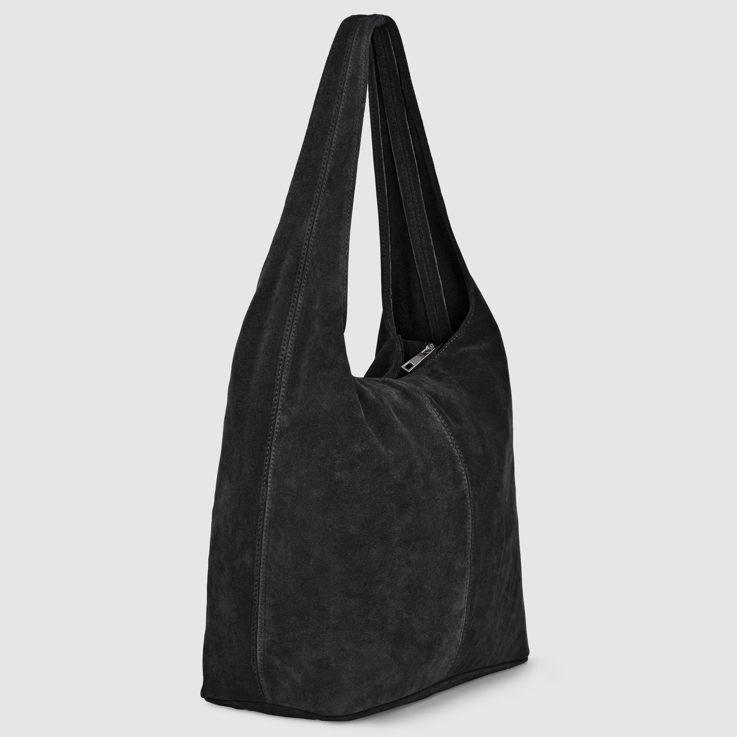Suede Leather Hobo Bag 011943