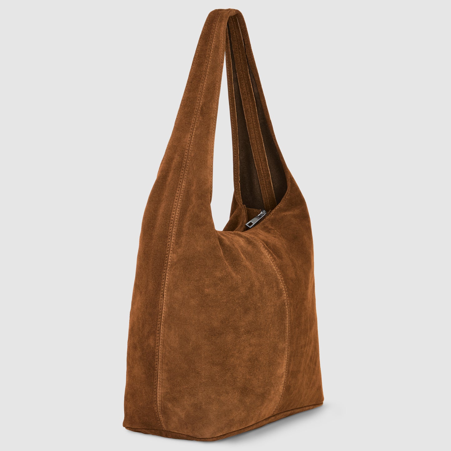 Suede Leather Hobo Bag 011943
