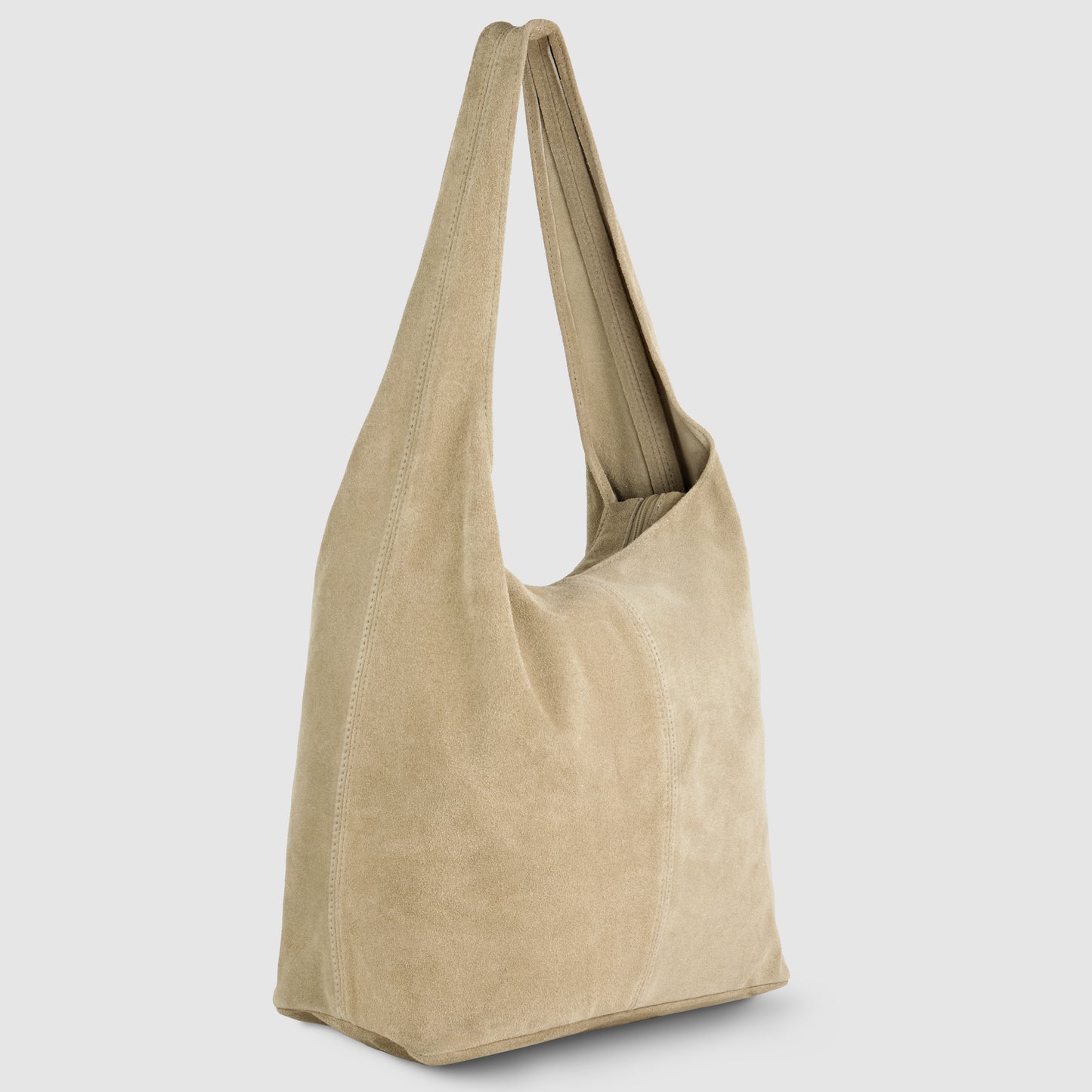 Suede Leather Hobo Bag 011943