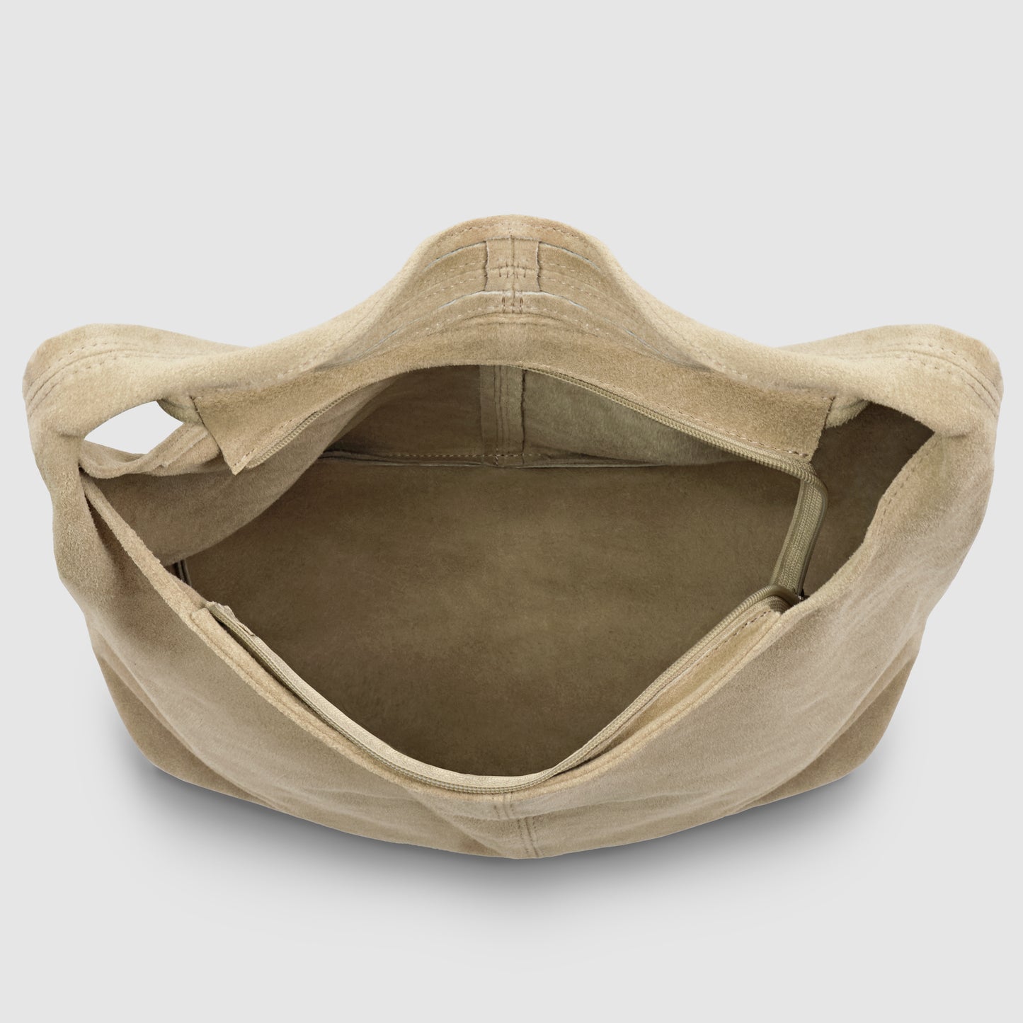 Suede Leather Hobo Bag 011943