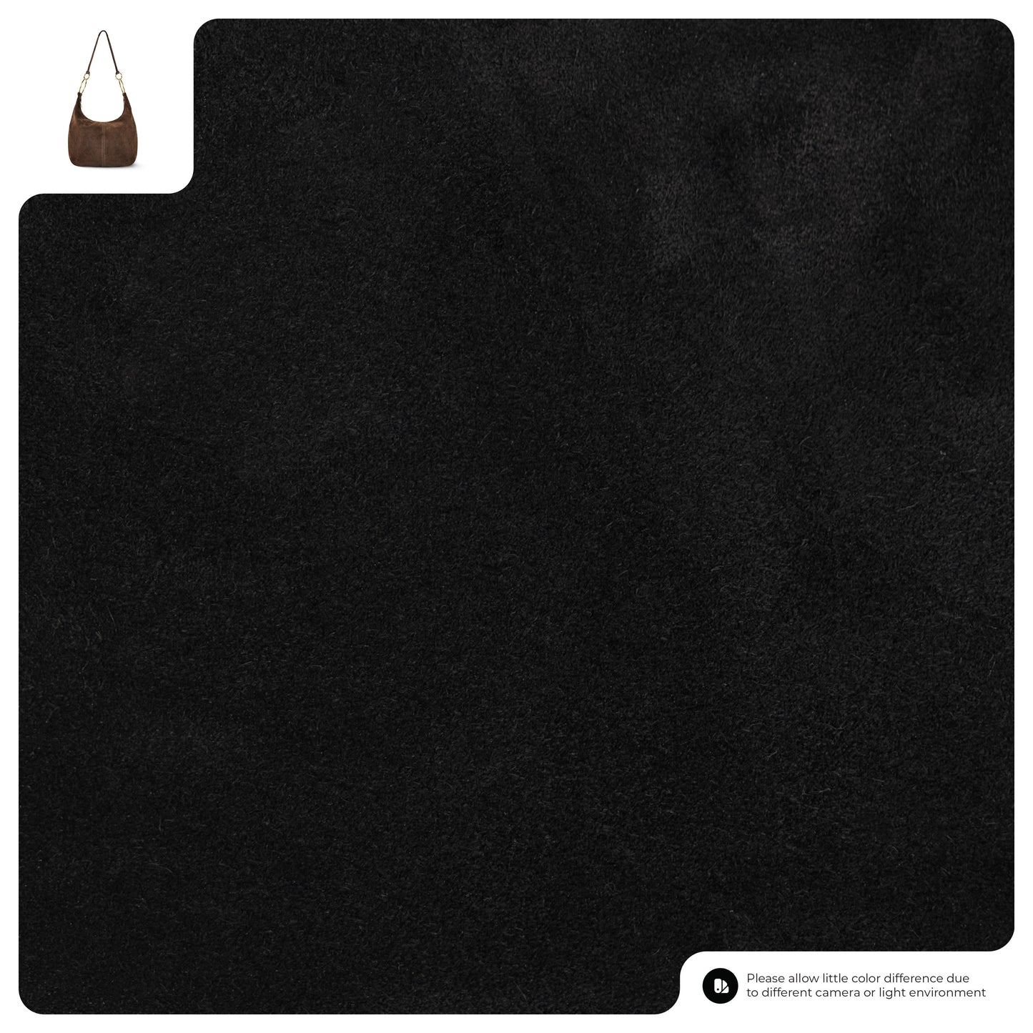 Suede Leather Hobo Bag 272510