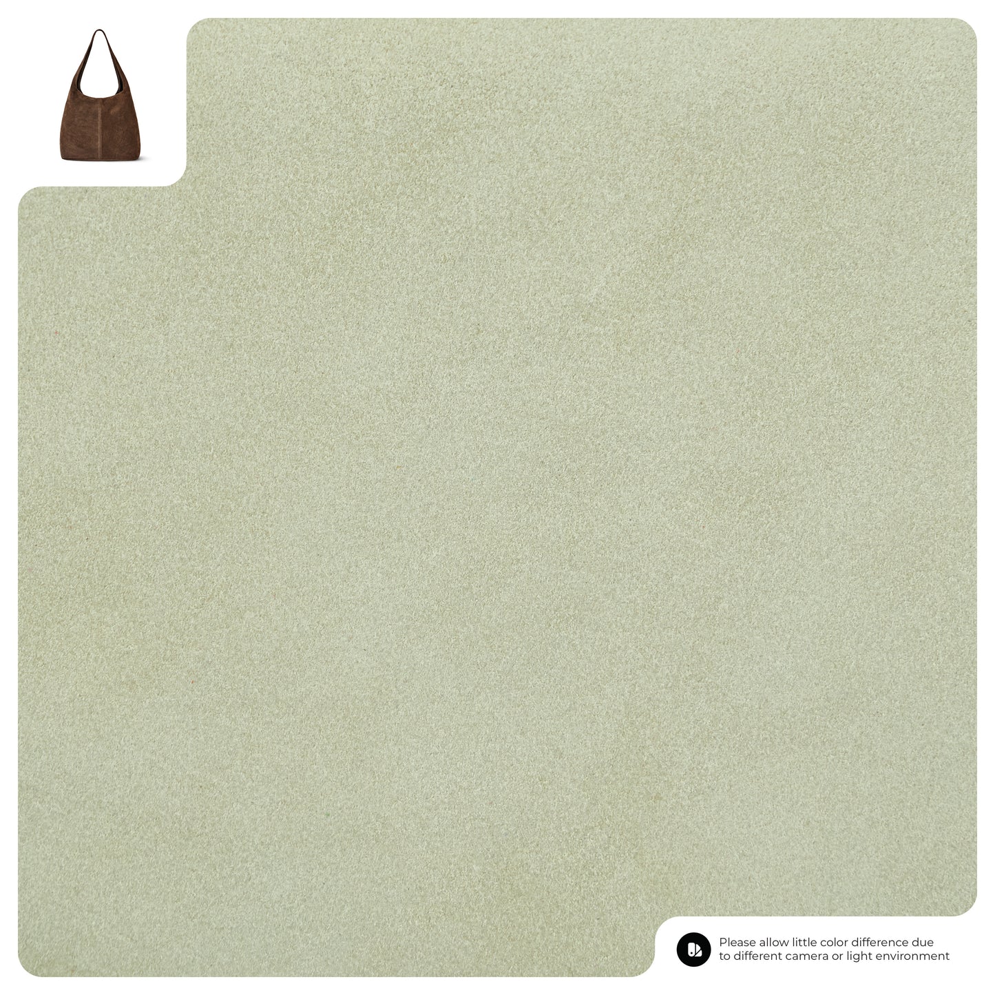 Suede Leather Hobo Bag 011943