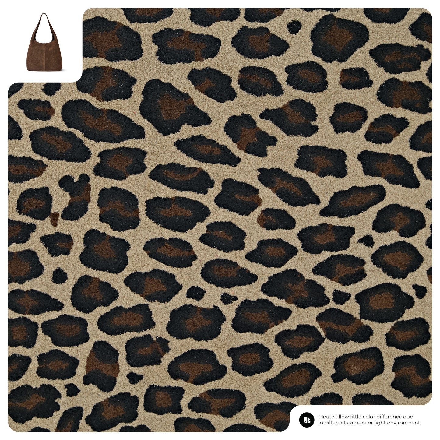 Suede Leather Hobo Bag 011943