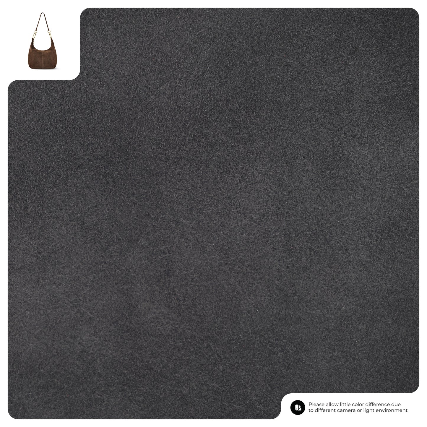 Suede Leather Hobo Bag 272510