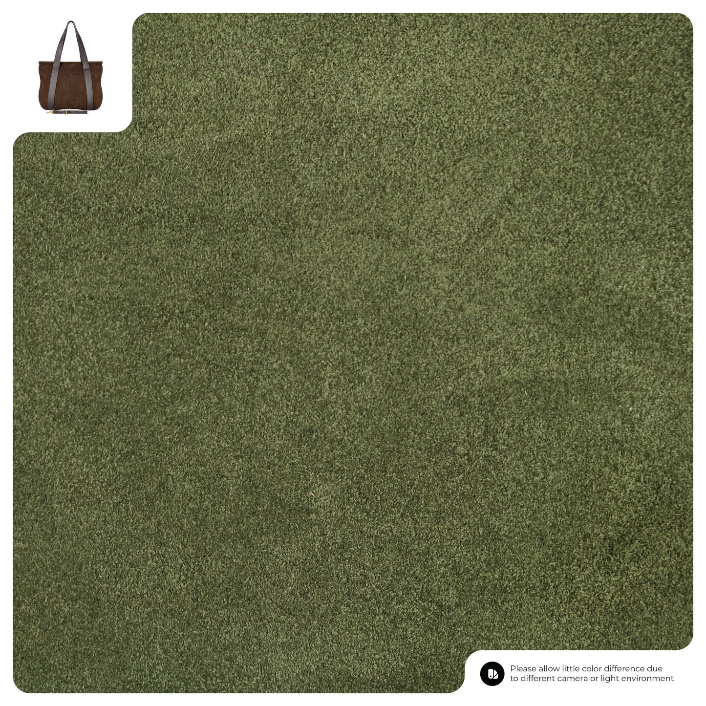 Suede Leather Satchel Bag 282613