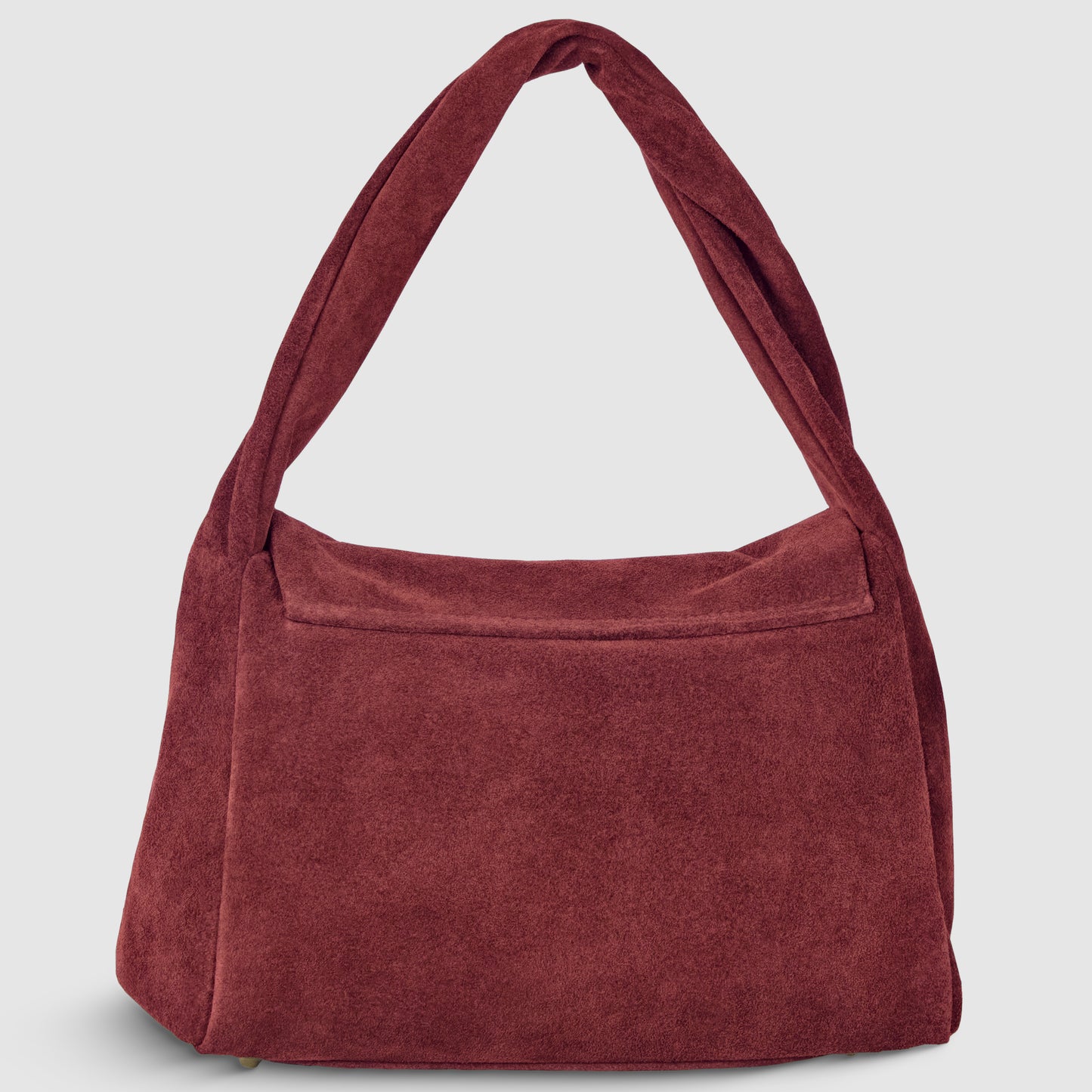 Suede Leather Top-Handle Bag 262495