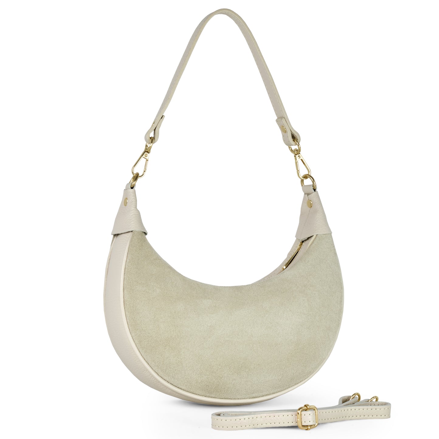 Suede Leather Top-Handle Bag 222024