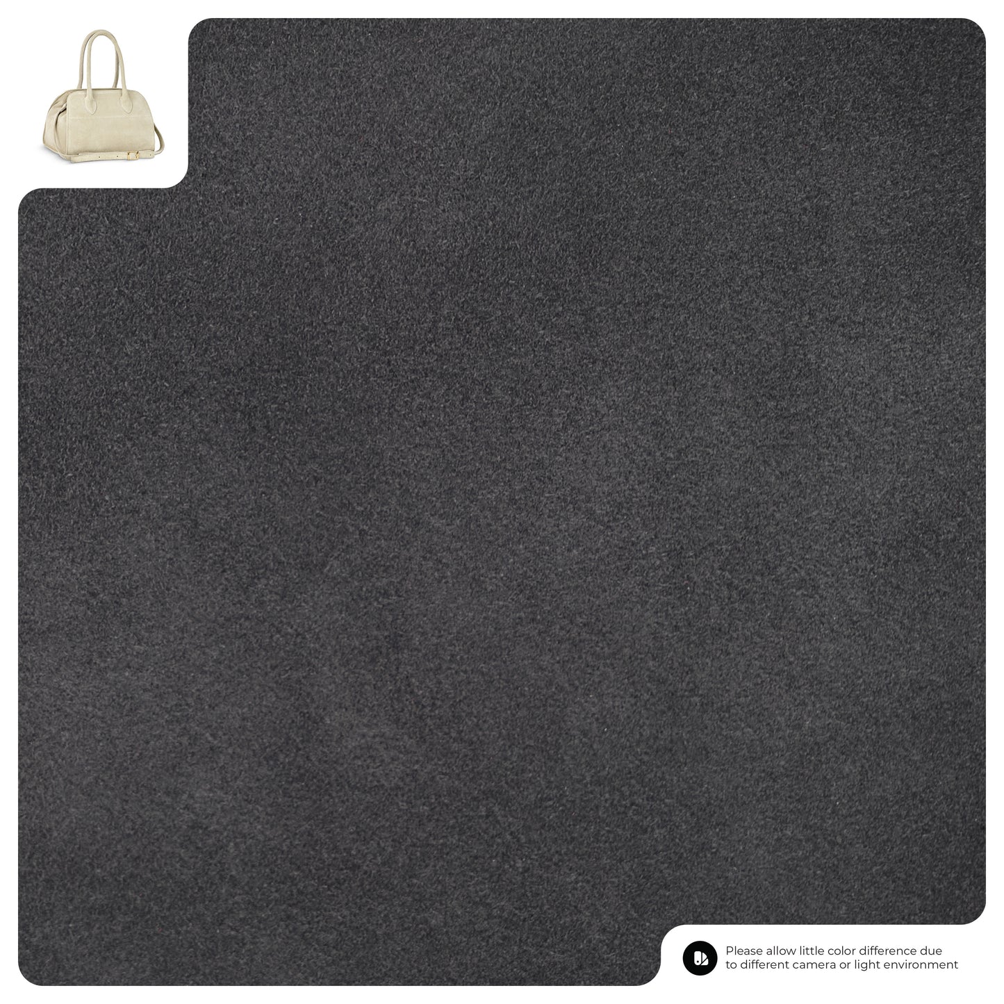 Suede Leather Top-Handle Bag 302811