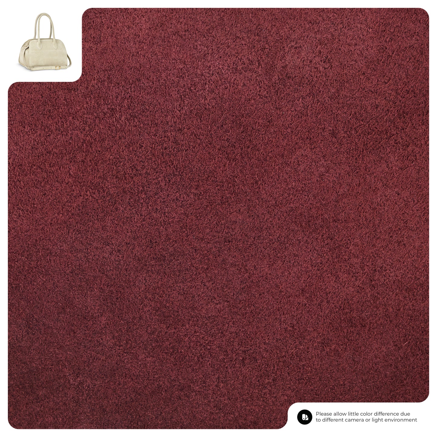 Suede Leather Top-Handle Bag 302811