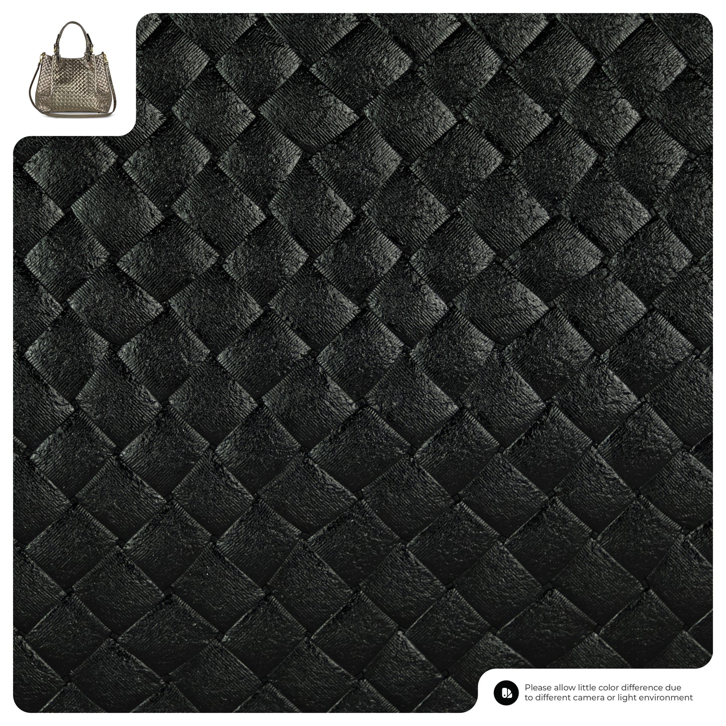 Weave Metallic Suede Leather Top-Handle Bag 112615