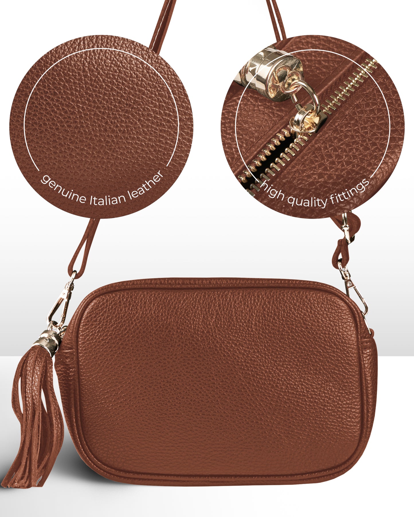 TAKEASY Crossbody Bag Camel 4745010292774