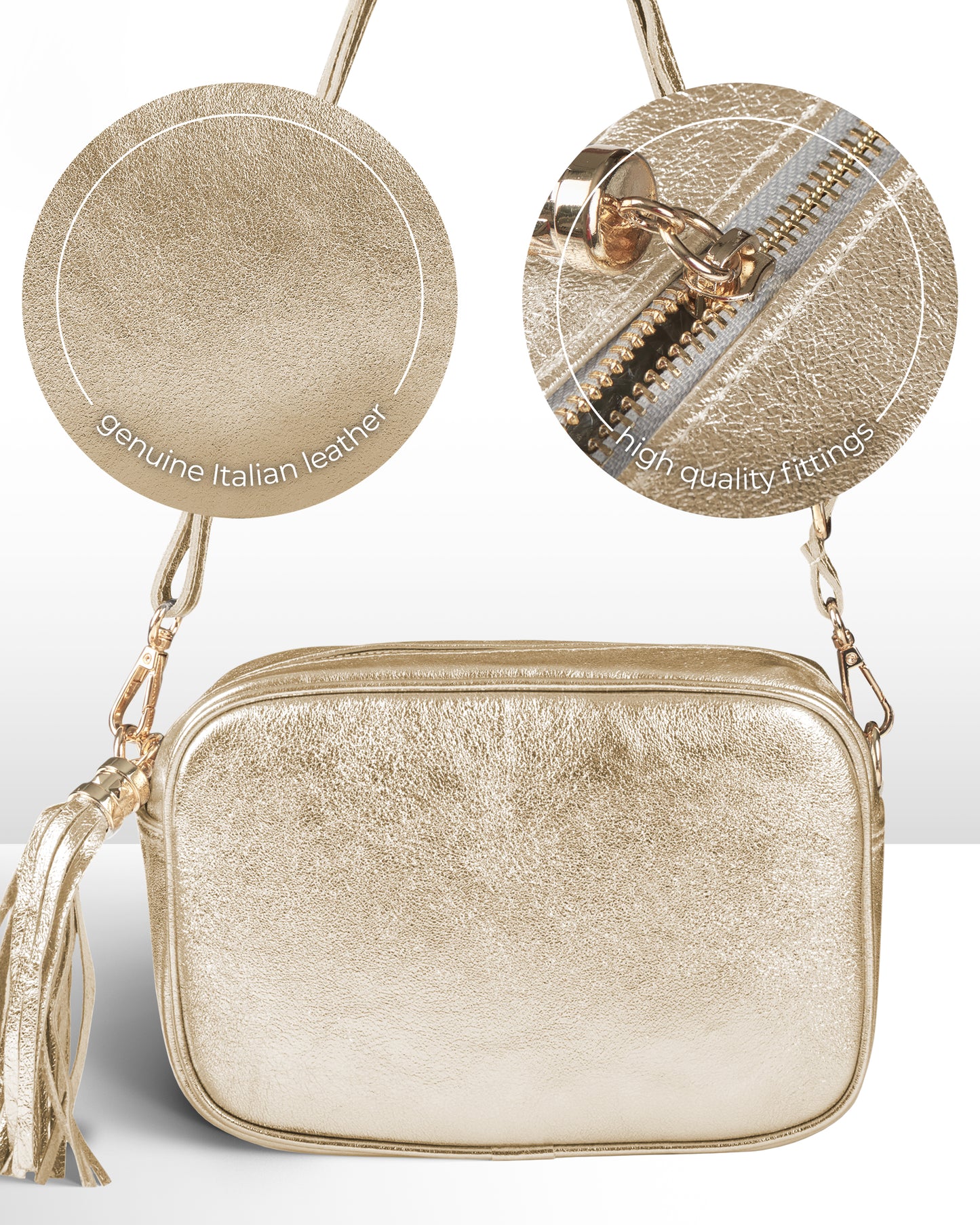 TAKEASY Crossbody Bag Metallic Gold 4745010292828