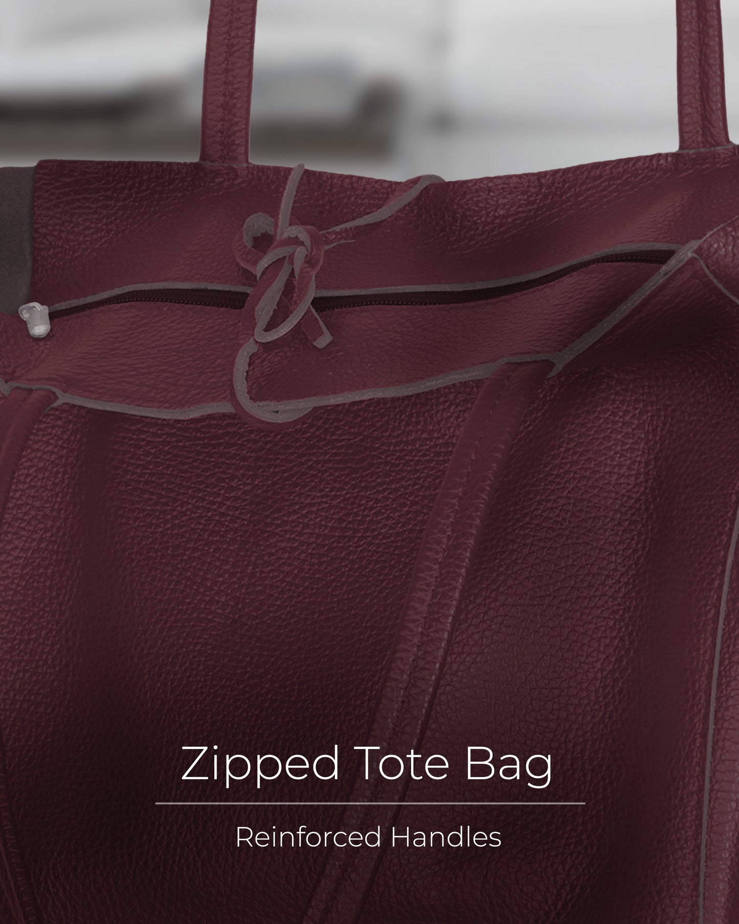 TAKEASY Tote Bag Burgundy 4745010292583