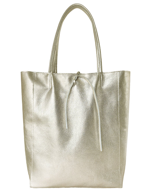 TAKEASY Tote Bag Metallic Platinum 4745010292439