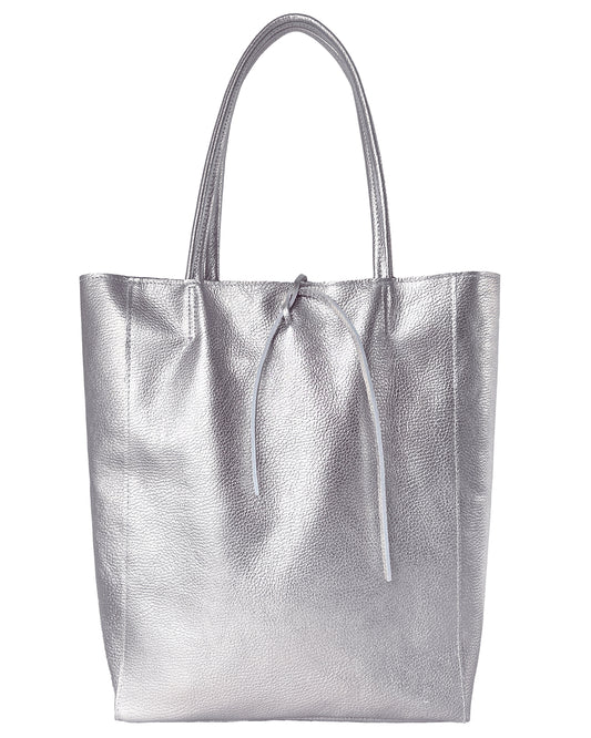 TAKEASY Tote Bag Metallic Silver 4745010292422