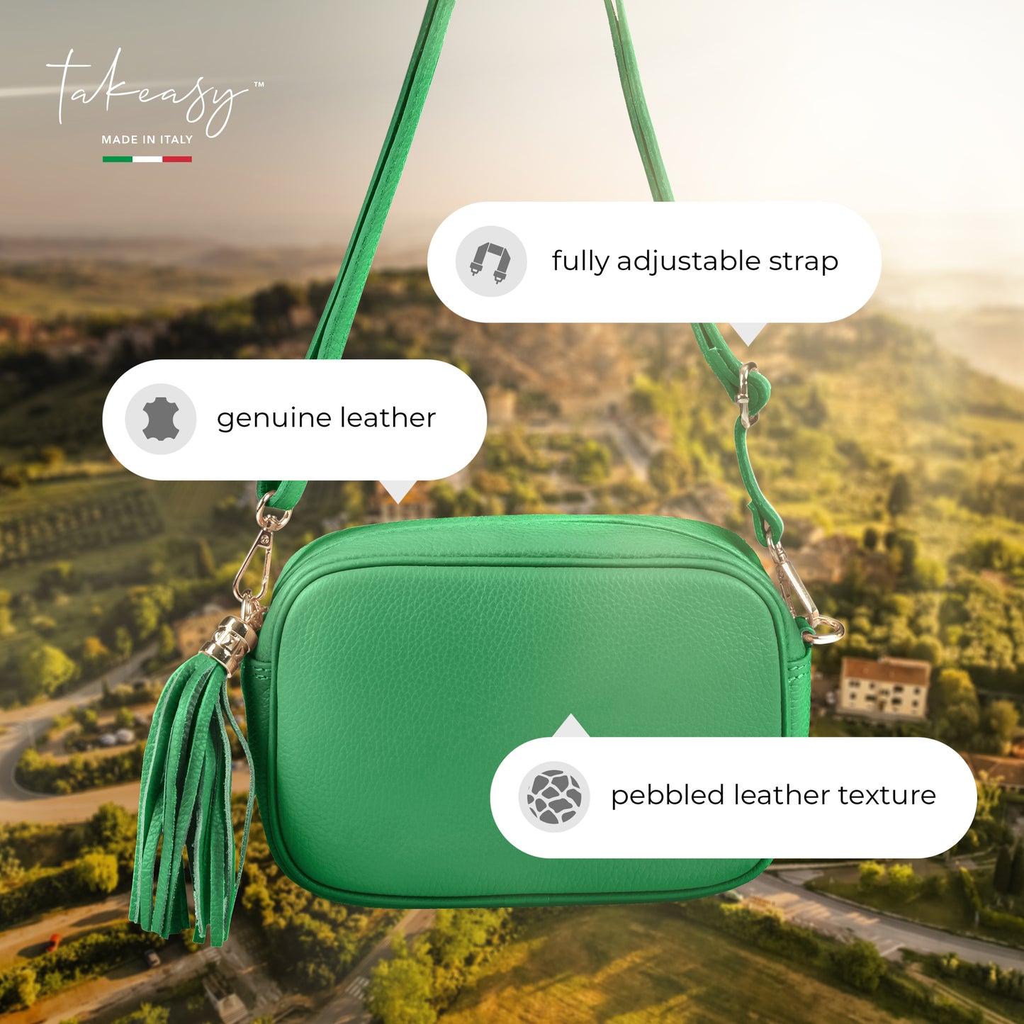 Calf Leather Crossbody Bag 231302