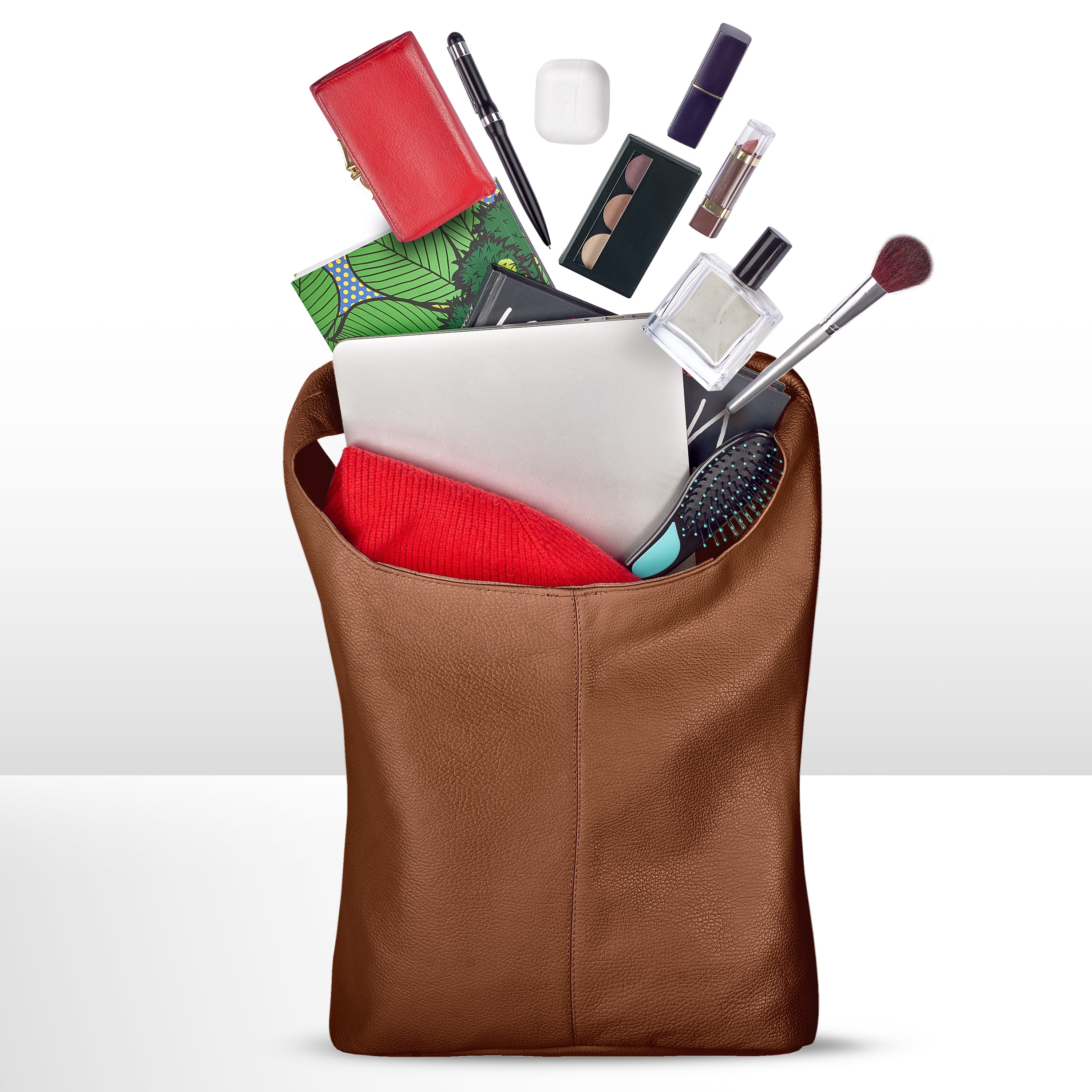 ★ATCLIP★ [Exclusive]UNBALANCE HOBO BAG_brown Pillow Hobo Bag | LIFFNER | elysewalker