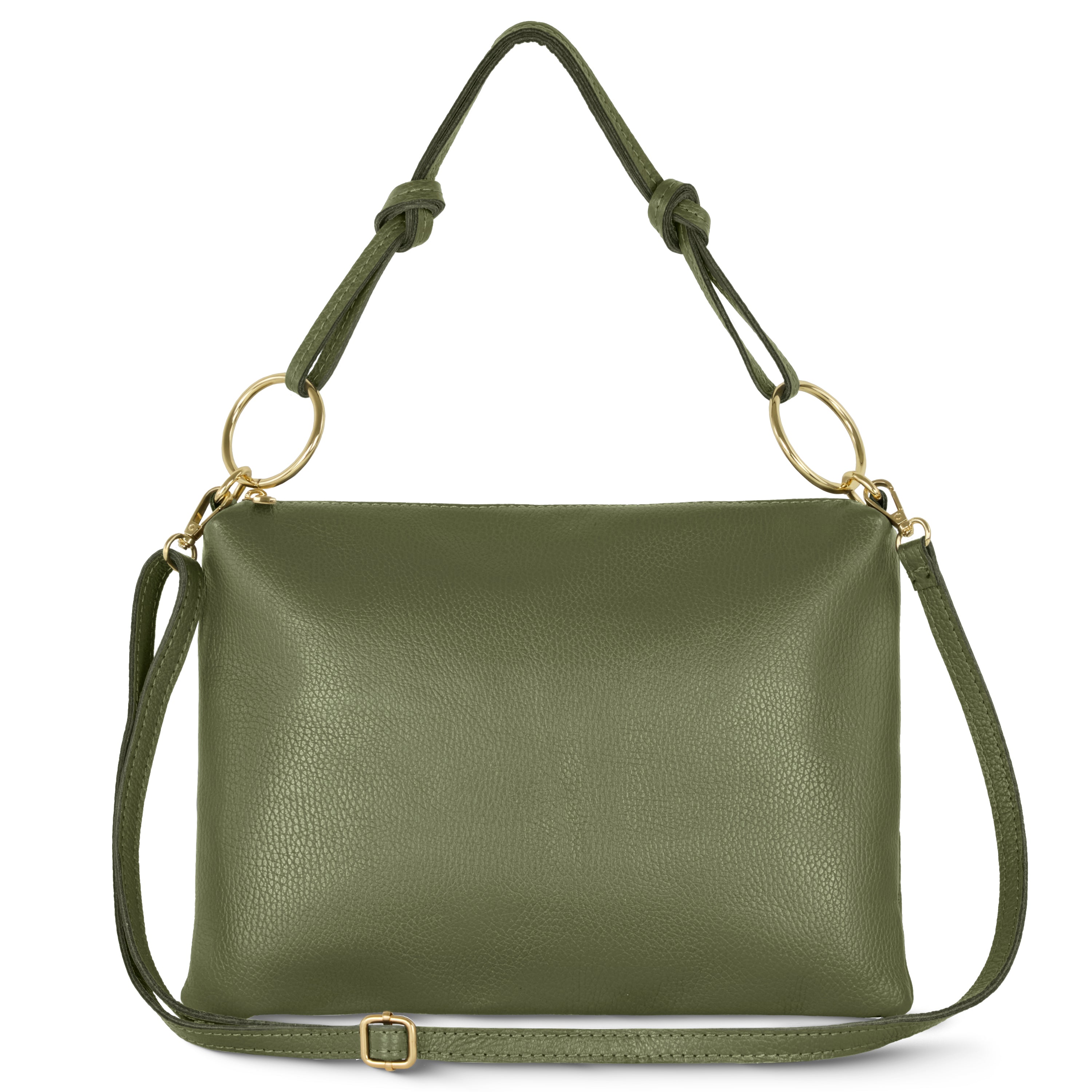 TAKEASY Italian Genuine Calf Leather Medium Rectangular Shoulder Bag