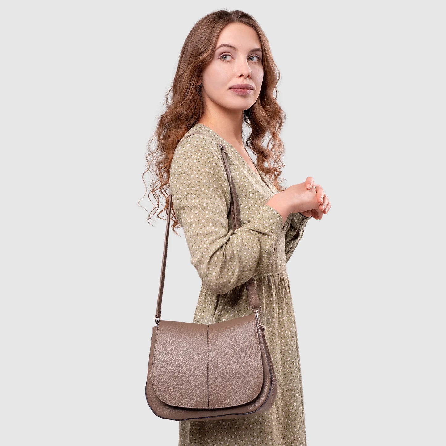 Calf Leather Shoulder Bag 132610