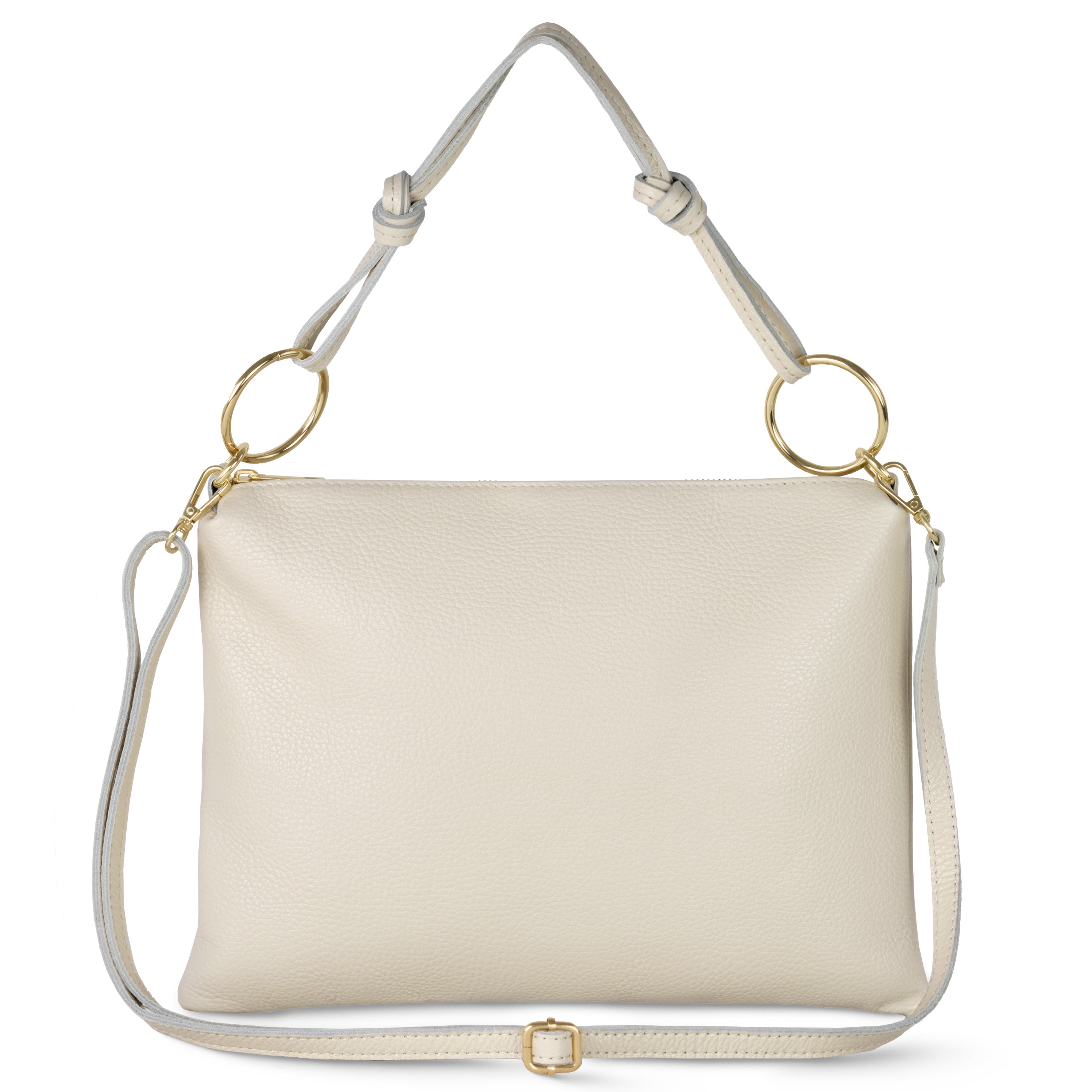 TAKEASY Italian Genuine Calf Leather Medium Rectangular Shoulder Bag