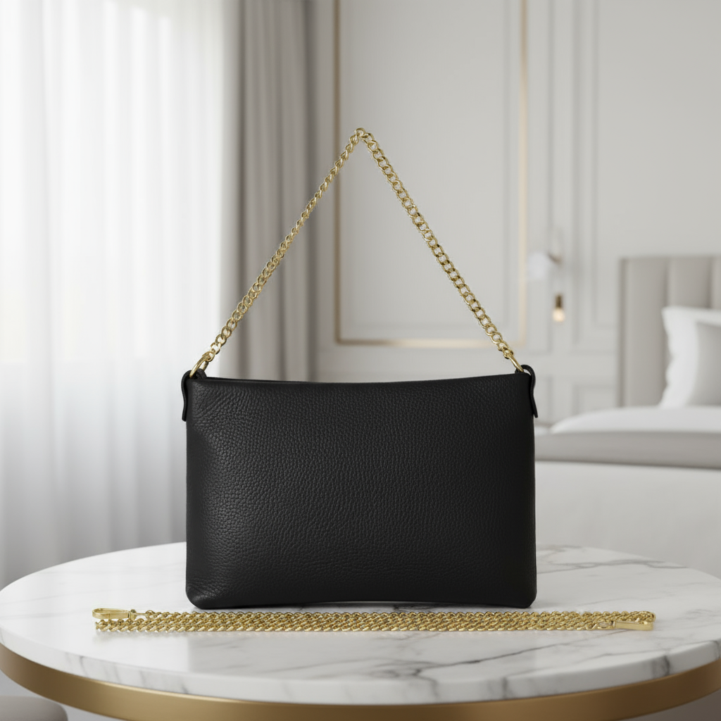 Calf Leather Crossbody Bag 101315