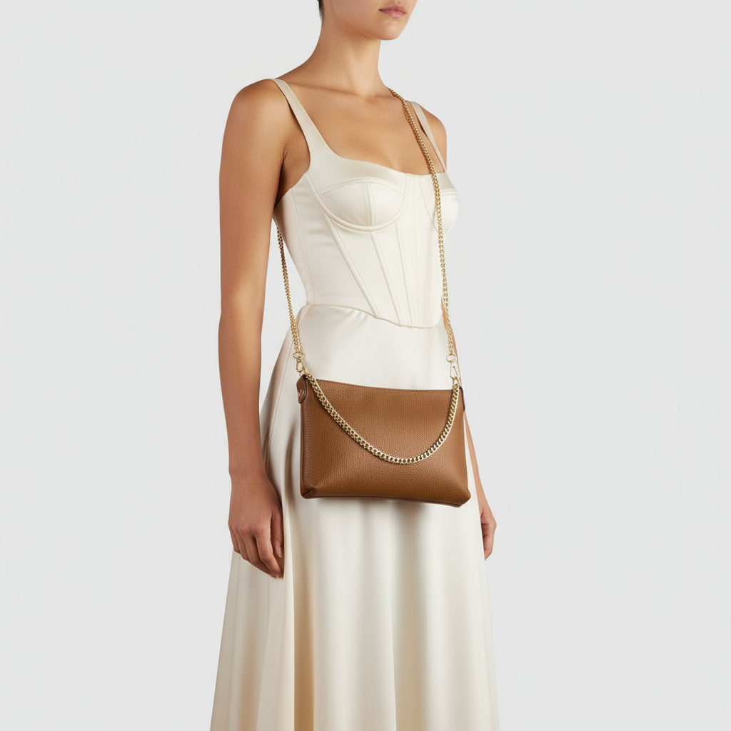 Calf Leather Crossbody Bag 101315