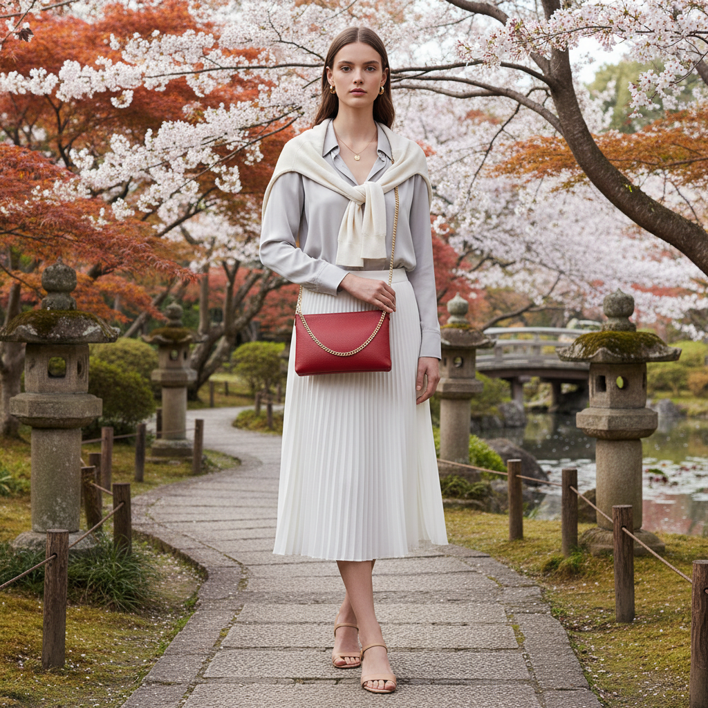 Calf Leather Crossbody Bag 101315