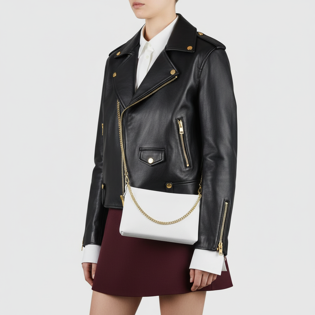 Calf Leather Crossbody Bag 101315