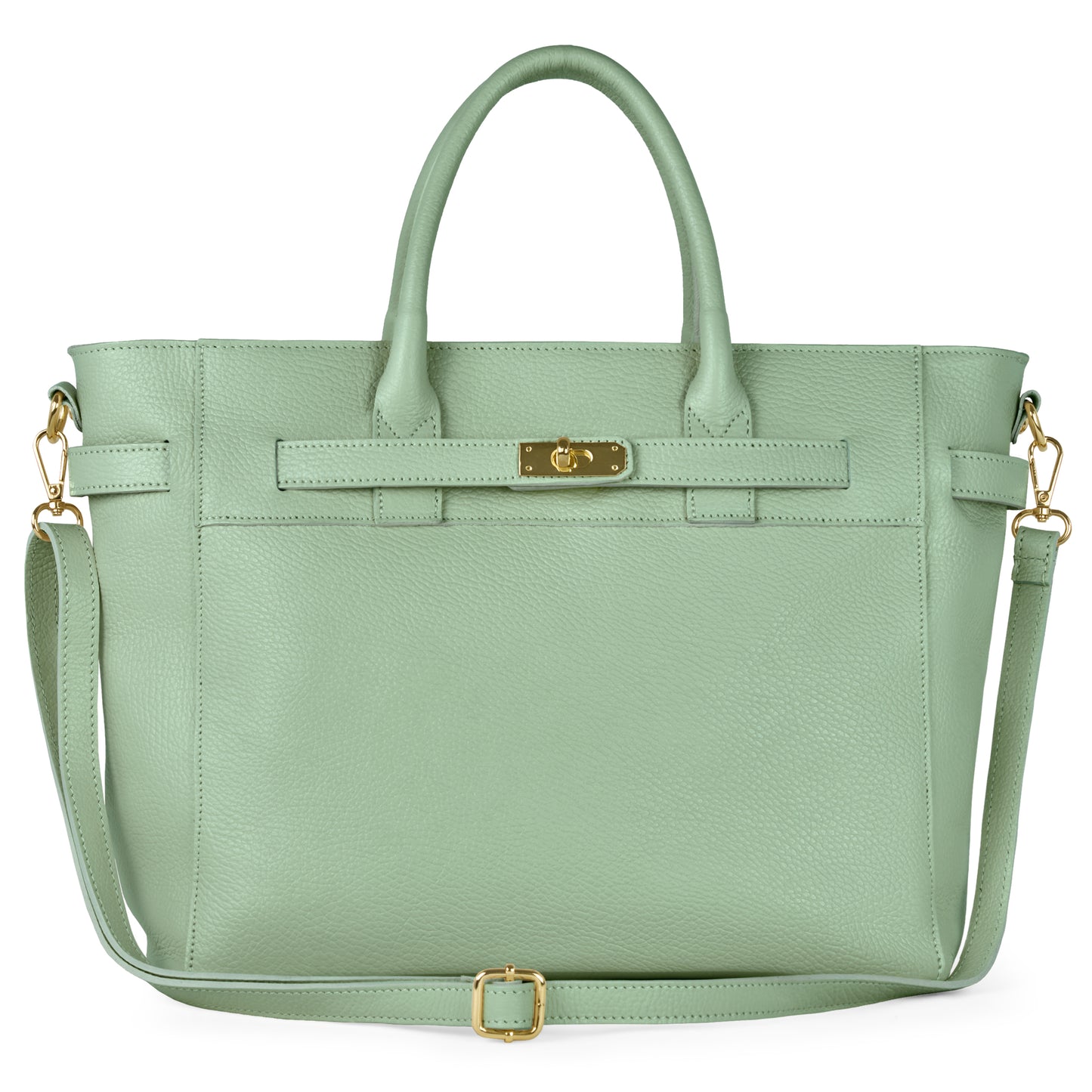 Calf Leather Top-Handle Bag